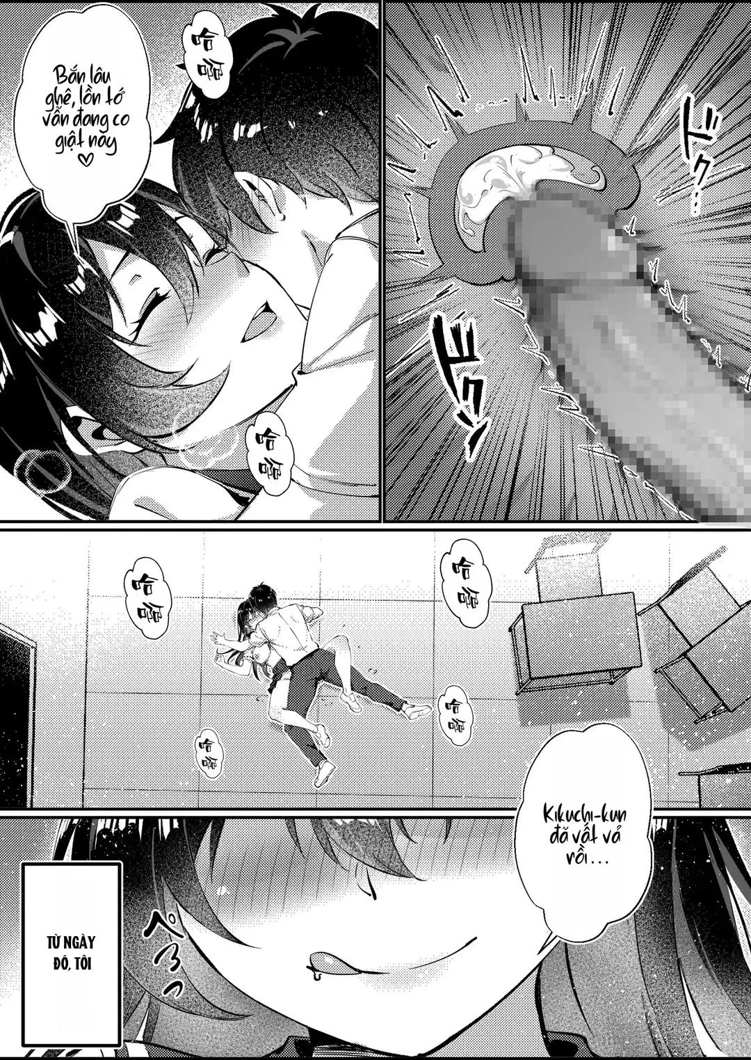 HentaiVN.net - Ảnh 29 - Kurokami Long no Seiso-kei Kyonyuu JK wa Jitsu wa Self-Irama Chijou datta - Oneshot