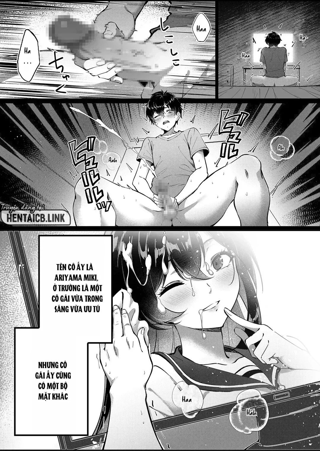 HentaiVN.net - Ảnh 3 - Kurokami Long no Seiso-kei Kyonyuu JK wa Jitsu wa Self-Irama Chijou datta - Oneshot