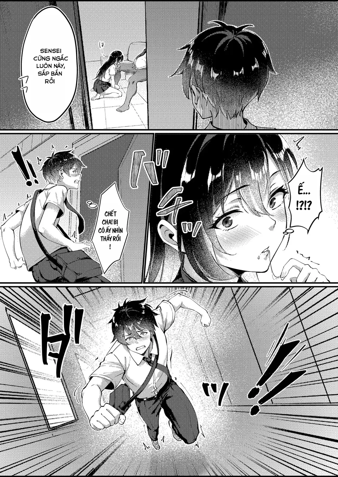 HentaiVN.net - Ảnh 8 - Kurokami Long no Seiso-kei Kyonyuu JK wa Jitsu wa Self-Irama Chijou datta - Oneshot