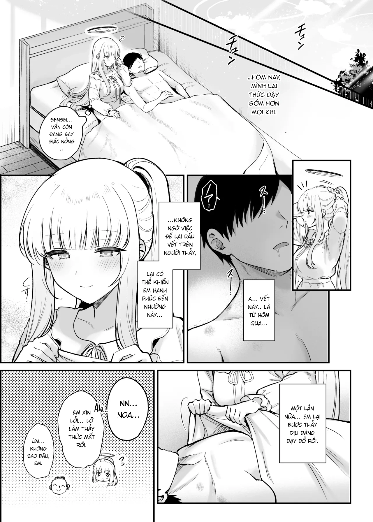 HentaiVN.net - Ảnh 26 - Đêm khuya nhuốm màu trăng sao. - One shot khô dái