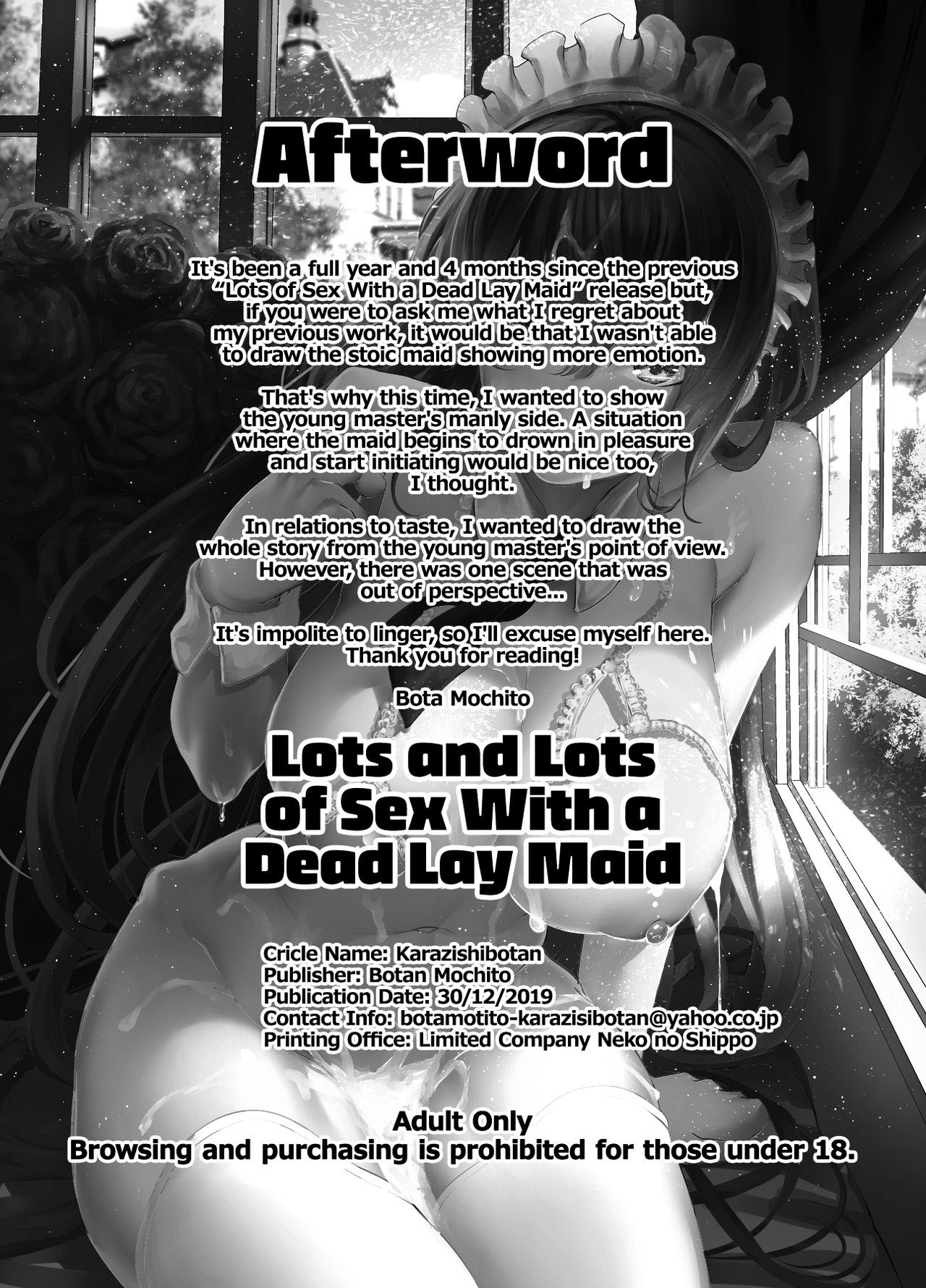 HentaiVN.net - Ảnh 23 - Cô Hầu Gái Của Tôi 2 [Maguro Maid to Mecha Shikotama Ecchi | Lots and Lots of Sex With a Dead Lay Maid] - Oneshot