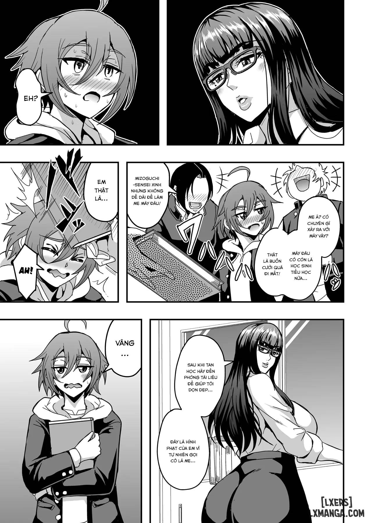 HentaiVN.net - Ảnh 31 - Kyoushi to Mama to Koibito no Kao - Chap 1