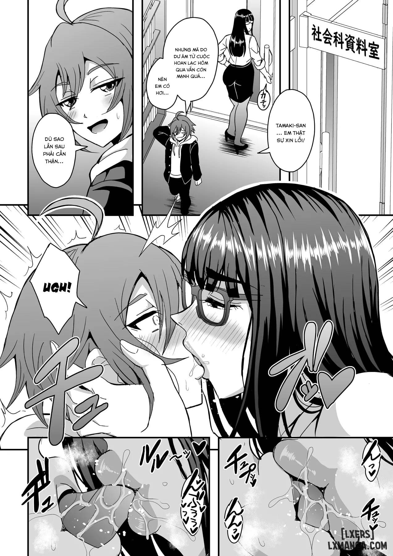 HentaiVN.net - Ảnh 32 - Kyoushi to Mama to Koibito no Kao - Chap 1