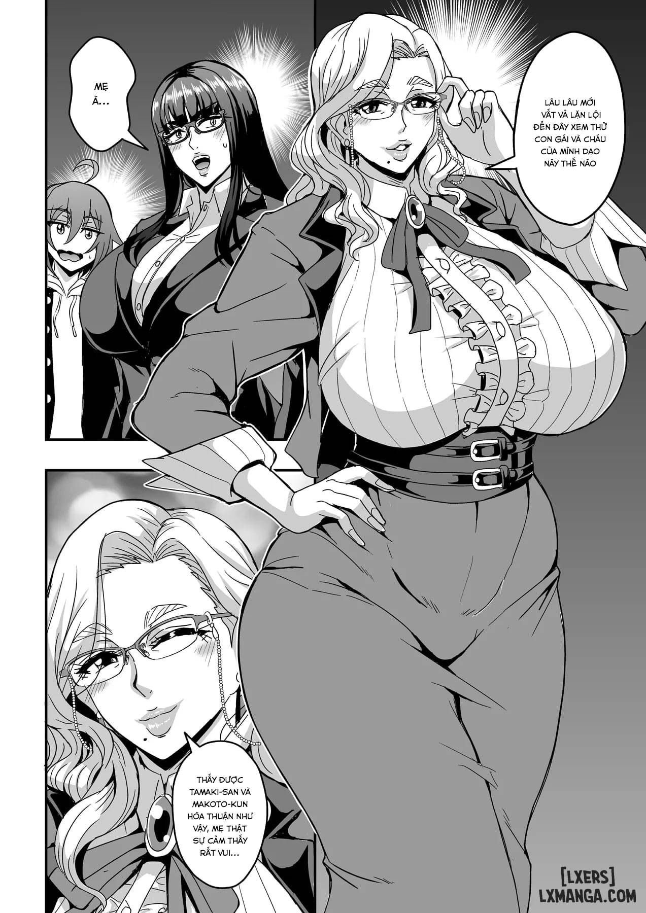 HentaiVN.net - Ảnh 53 - Kyoushi to Mama to Koibito no Kao - Chap 1
