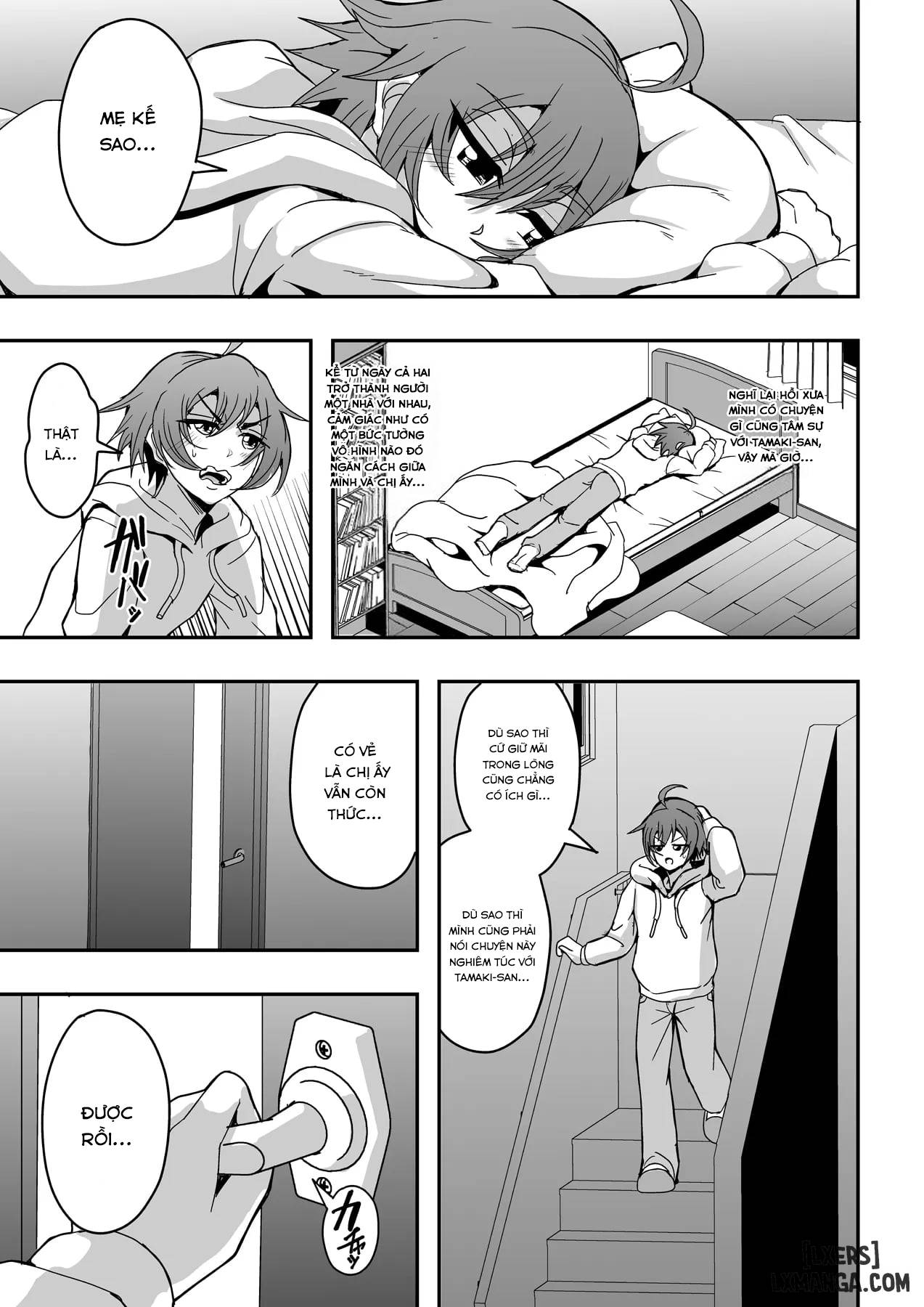 HentaiVN.net - Ảnh 7 - Kyoushi to Mama to Koibito no Kao - Chap 1