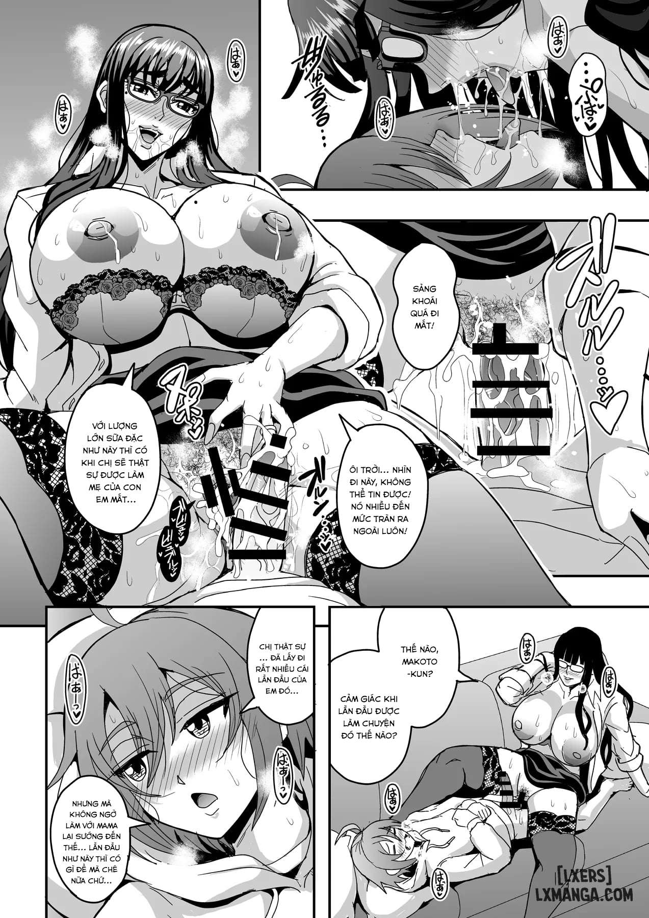 HentaiVN.net - Ảnh 22 - Kyoushi to Mama to Koibito no Kao - Chap 1