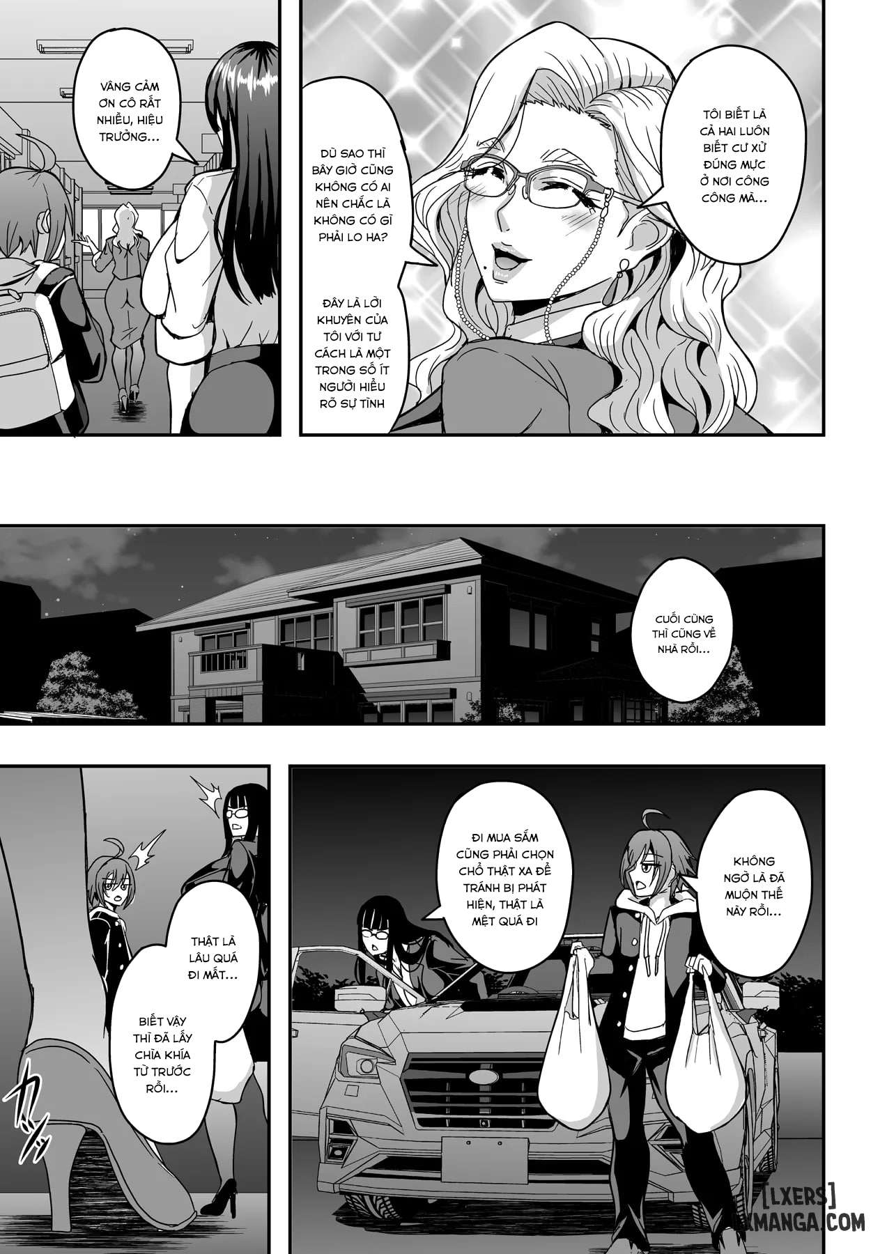 HentaiVN.net - Ảnh 55 - Kyoushi to Mama to Koibito no Kao - Chap 1