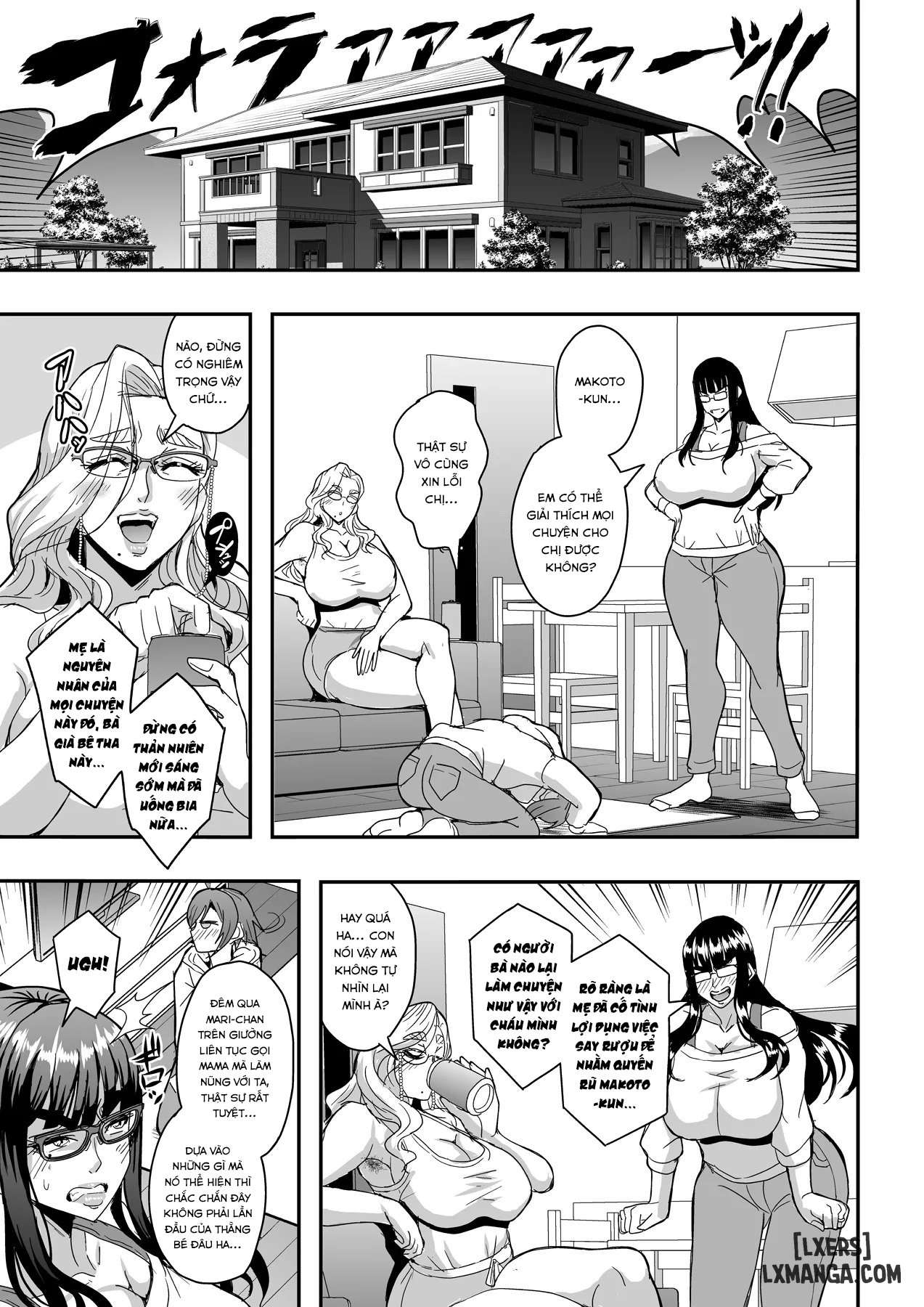 HentaiVN.net - Ảnh 29 - Kyoushi to Mama to Koibito no Kao - Chap 2