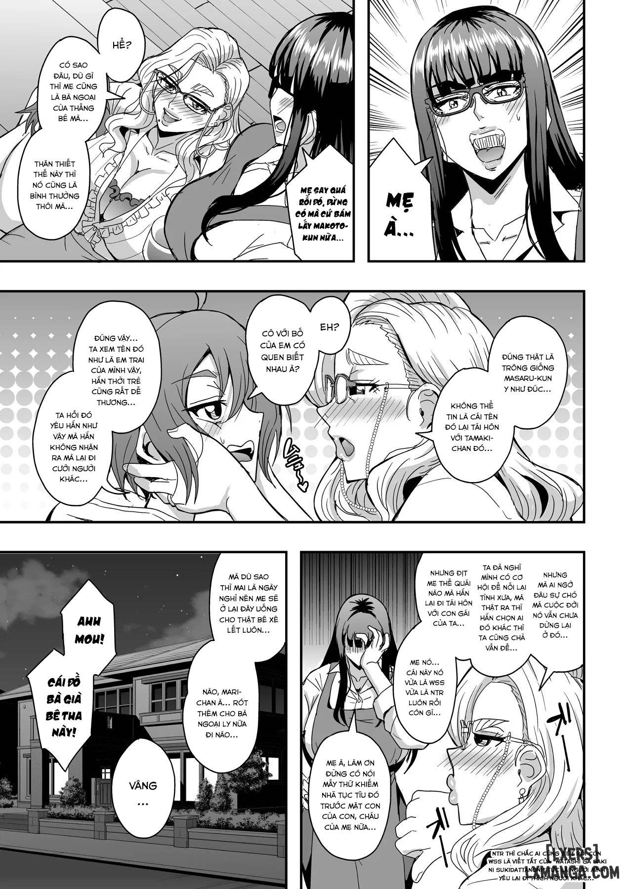HentaiVN.net - Ảnh 3 - Kyoushi to Mama to Koibito no Kao - Chap 2
