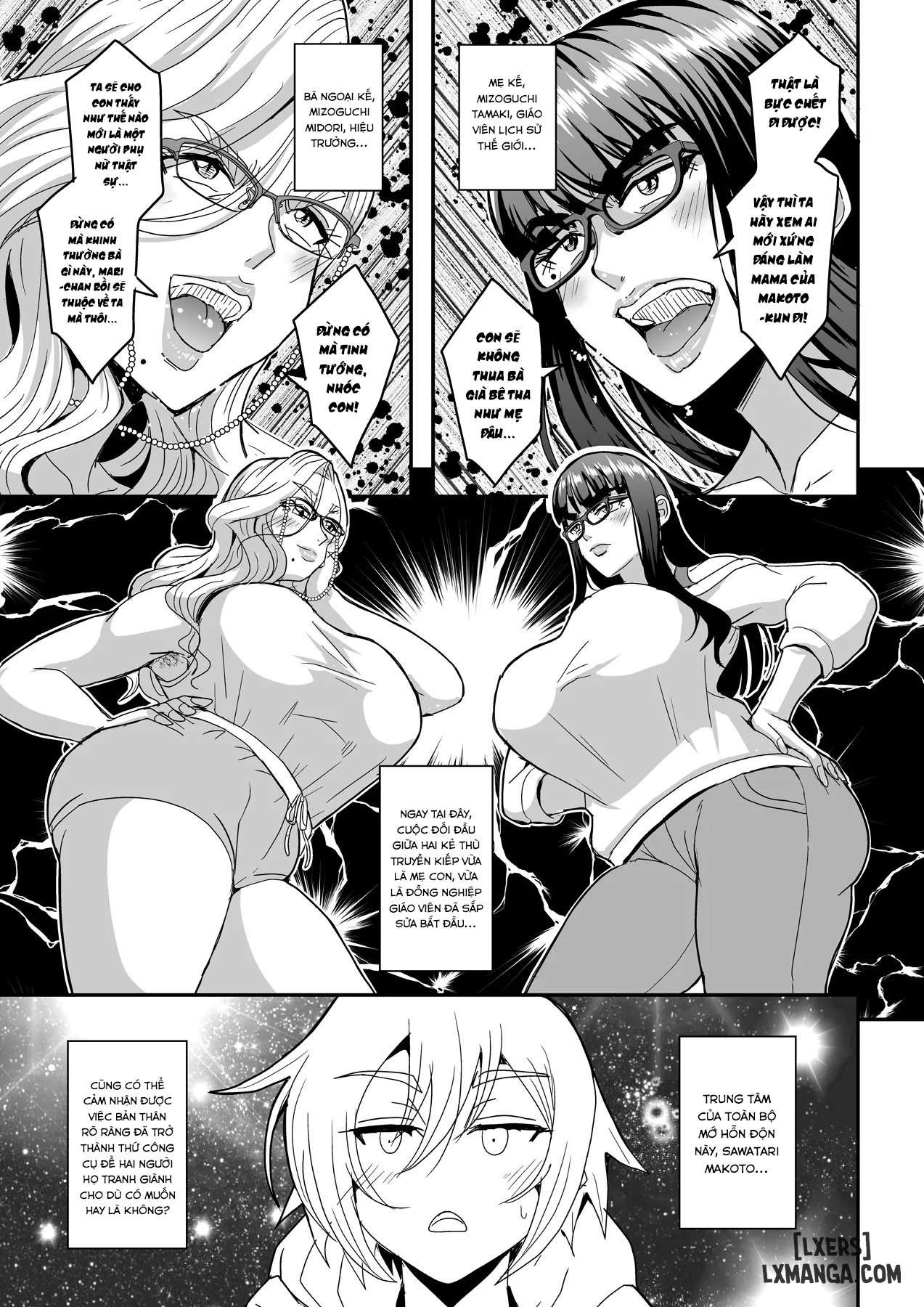 HentaiVN.net - Ảnh 31 - Kyoushi to Mama to Koibito no Kao - Chap 2