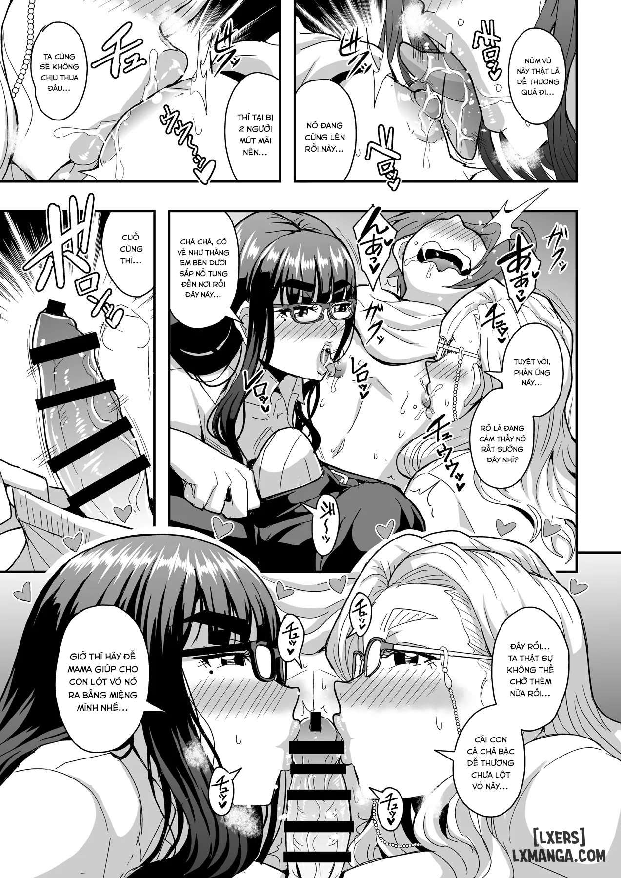 HentaiVN.net - Ảnh 41 - Kyoushi to Mama to Koibito no Kao - Chap 2