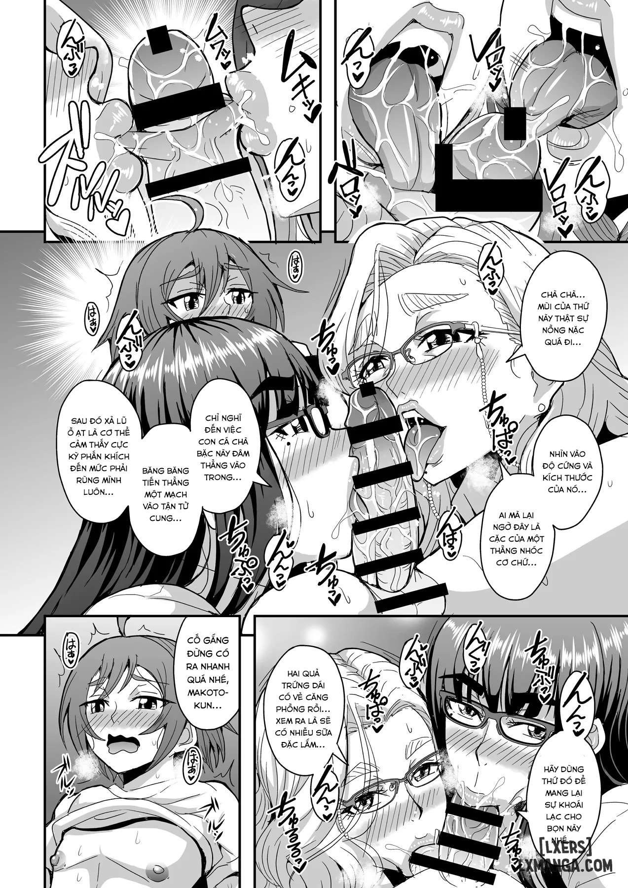 HentaiVN.net - Ảnh 42 - Kyoushi to Mama to Koibito no Kao - Chap 2