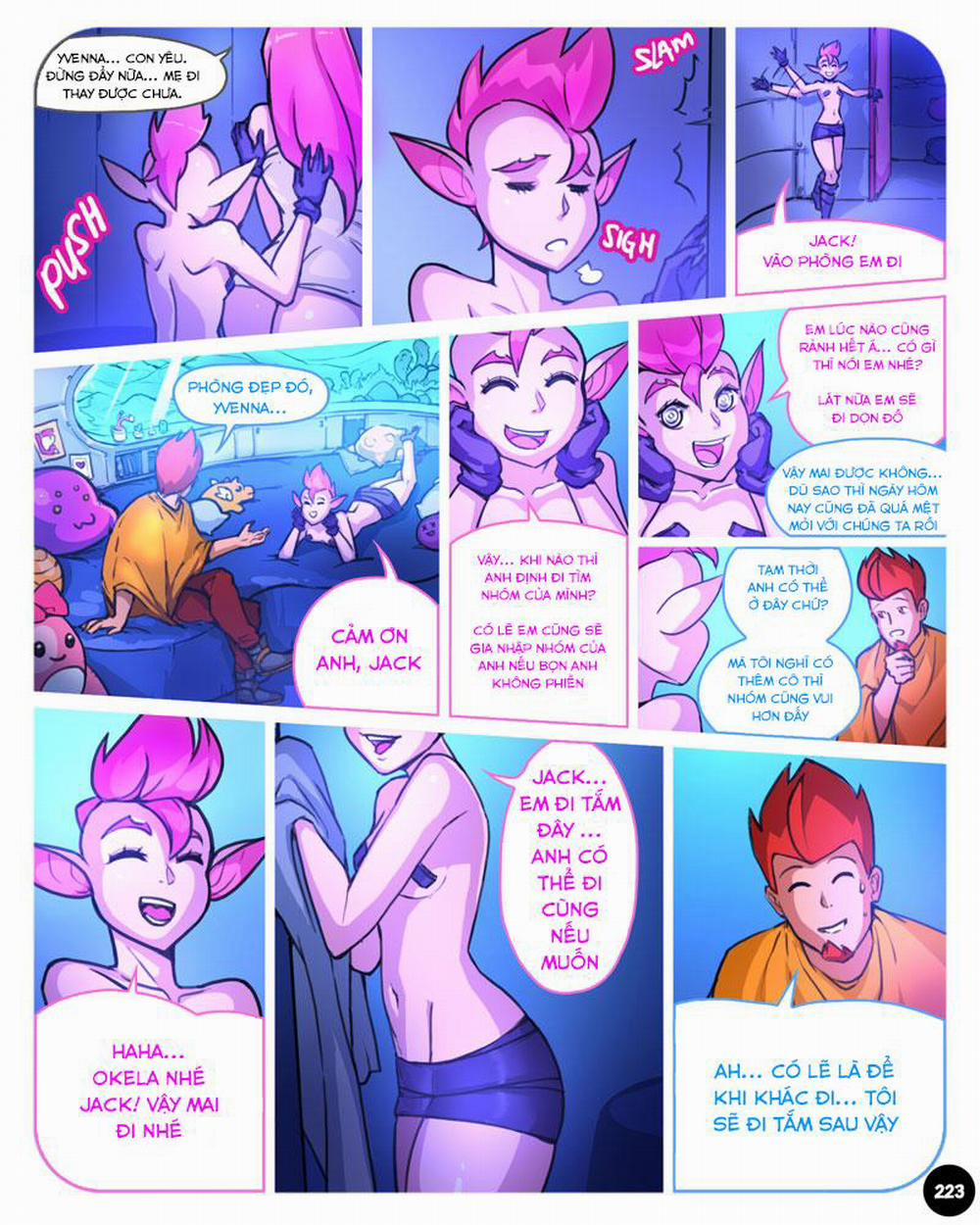 HentaiVN.net - Ảnh 3 - Space Expedition - Chap 12: Con ngực nhỏ, mẹ ngực to :))