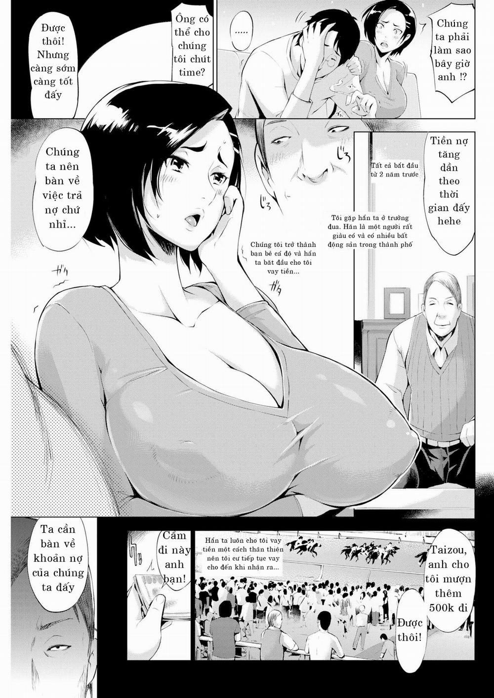 HentaiVN.net - Ảnh 3 - Bán vợ trả nợ [Tsuma-Monetize; Wife-Monetize] - Oneshot