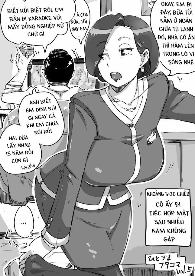 HentaiVN.net - Ảnh 9 - Tuyển Tập Milf [Hitozuma Futakoma; One Married Woman and Two Panels] - Oneshot