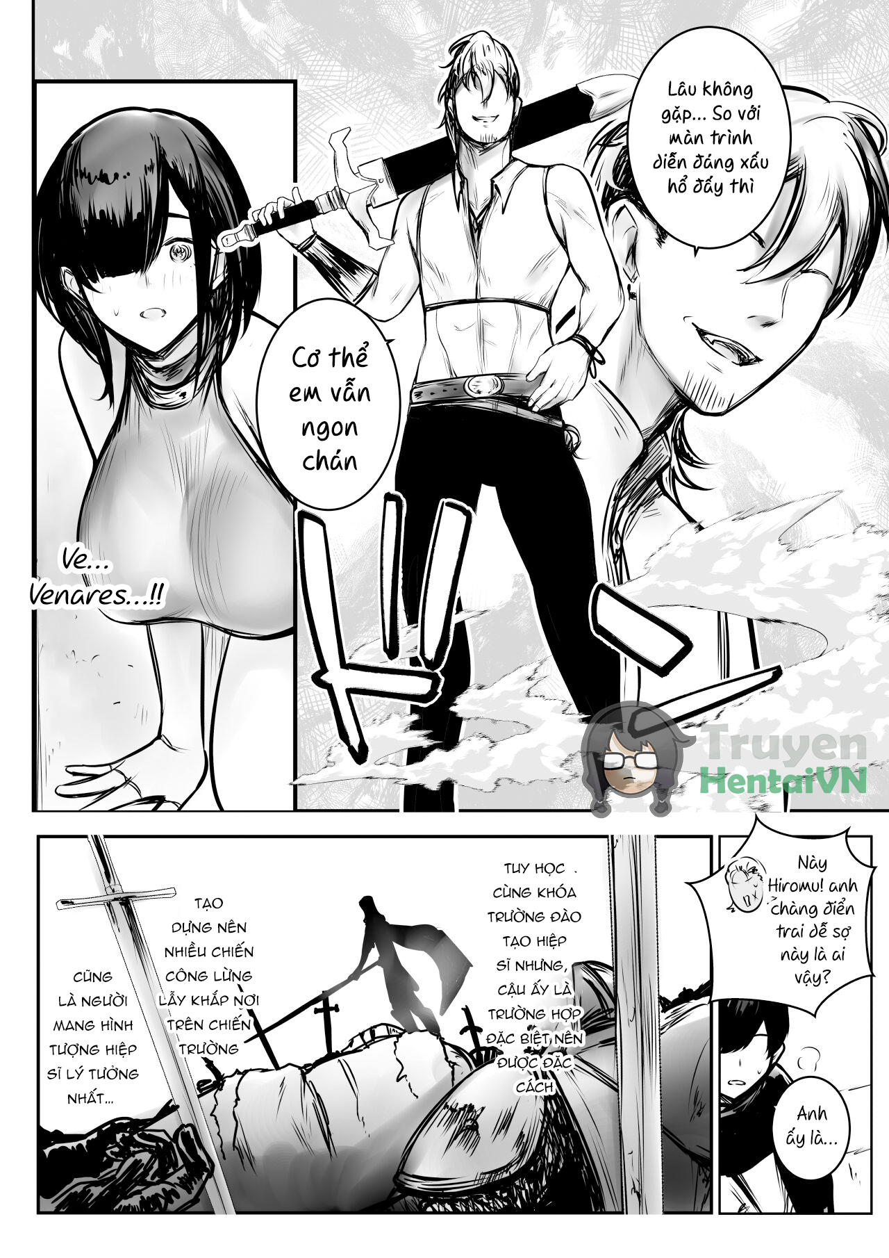 HentaiVN.net - Ảnh 11 - Onna Kishi Rize wa Koyoi mo Maotoko ni Dakareru 3 - Oneshot