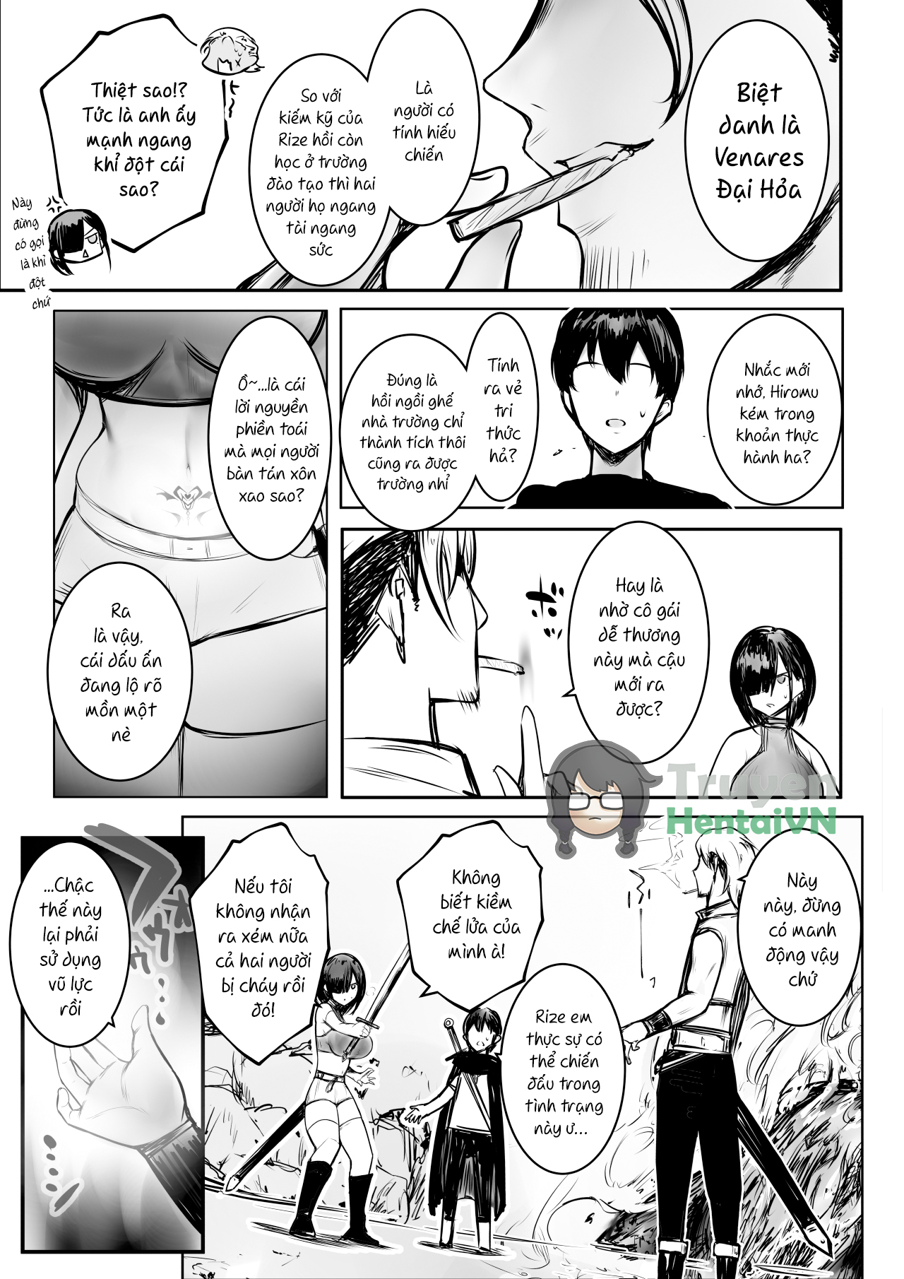 HentaiVN.net - Ảnh 12 - Onna Kishi Rize wa Koyoi mo Maotoko ni Dakareru 3 - Oneshot