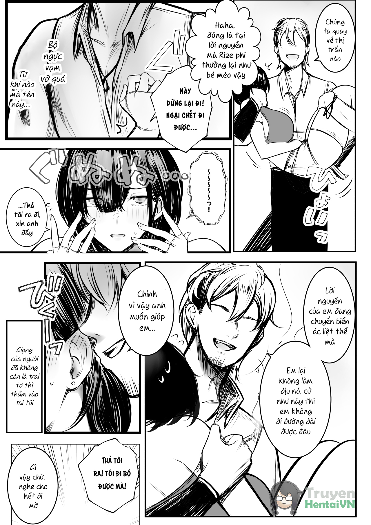 HentaiVN.net - Ảnh 14 - Onna Kishi Rize wa Koyoi mo Maotoko ni Dakareru 3 - Oneshot