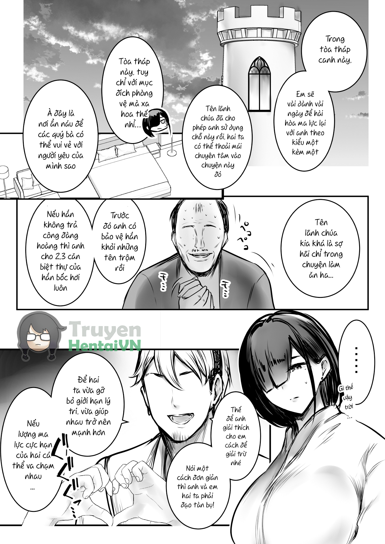 HentaiVN.net - Ảnh 16 - Onna Kishi Rize wa Koyoi mo Maotoko ni Dakareru 3 - Oneshot