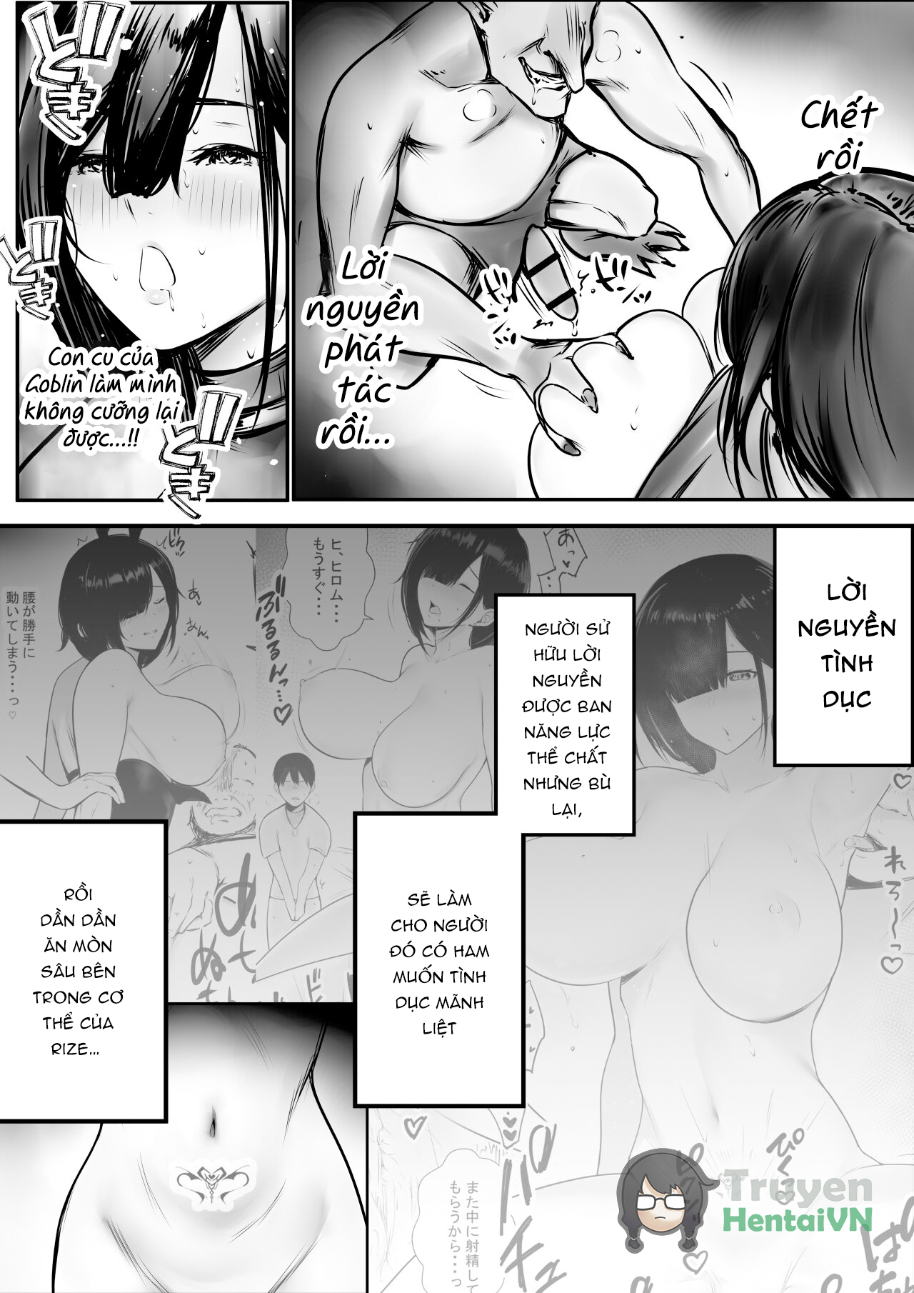 HentaiVN.net - Ảnh 5 - Onna Kishi Rize wa Koyoi mo Maotoko ni Dakareru 3 - Oneshot