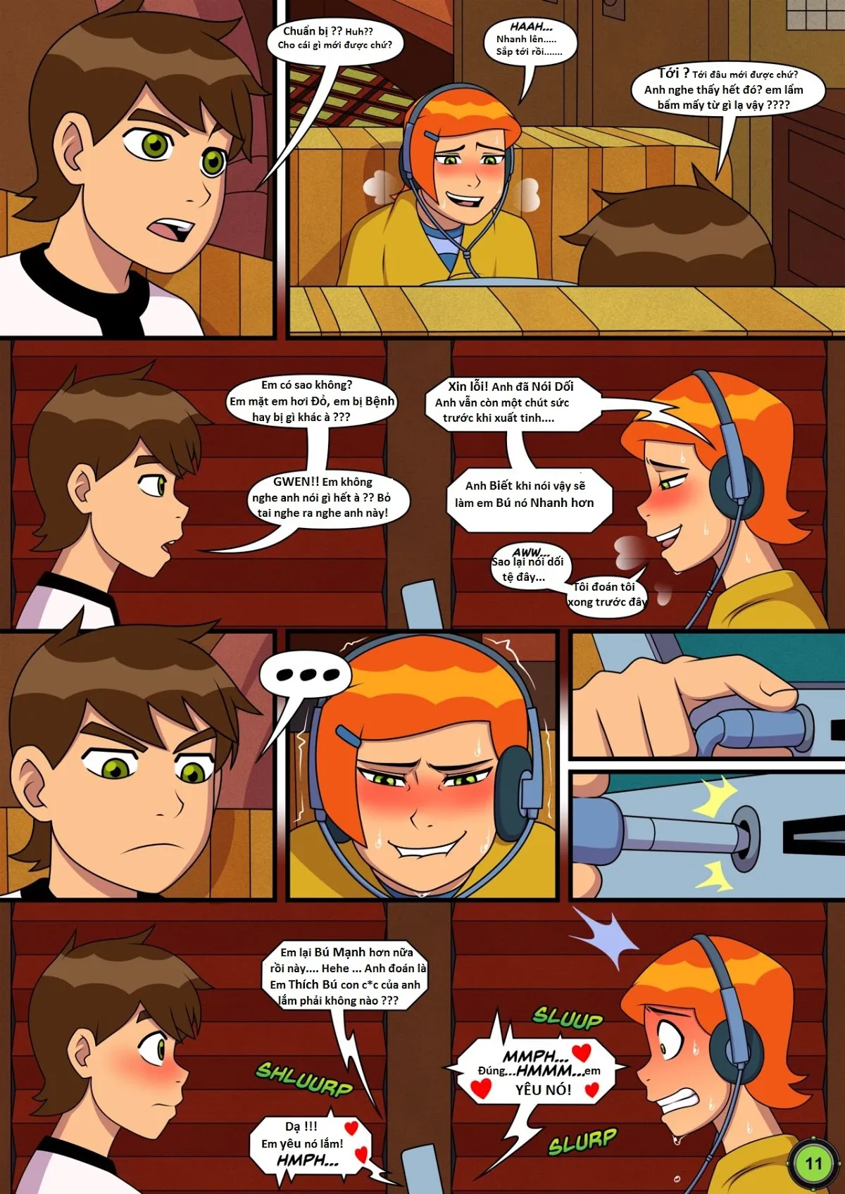 HentaiVN.net - Ảnh 9 - SERIES Truyện Ben10 [Ben 10 phiên bản 18+] - Chap 4.1