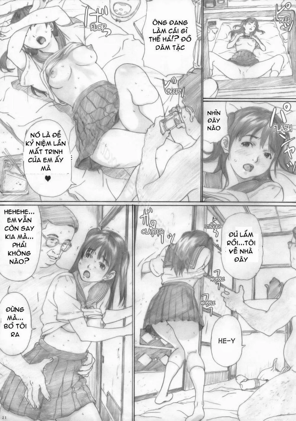 HentaiVN.net - Ảnh 20 - Suimitsu Shoujo - Chương 1