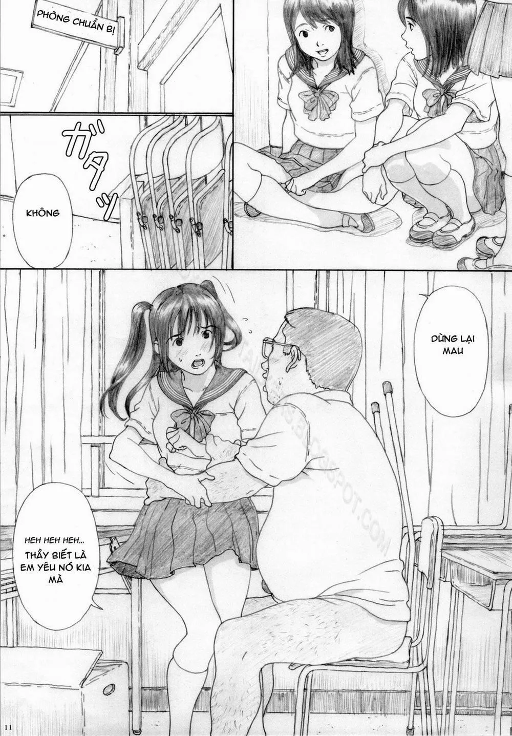 HentaiVN.net - Ảnh 10 - Suimitsu Shoujo - Chương 3