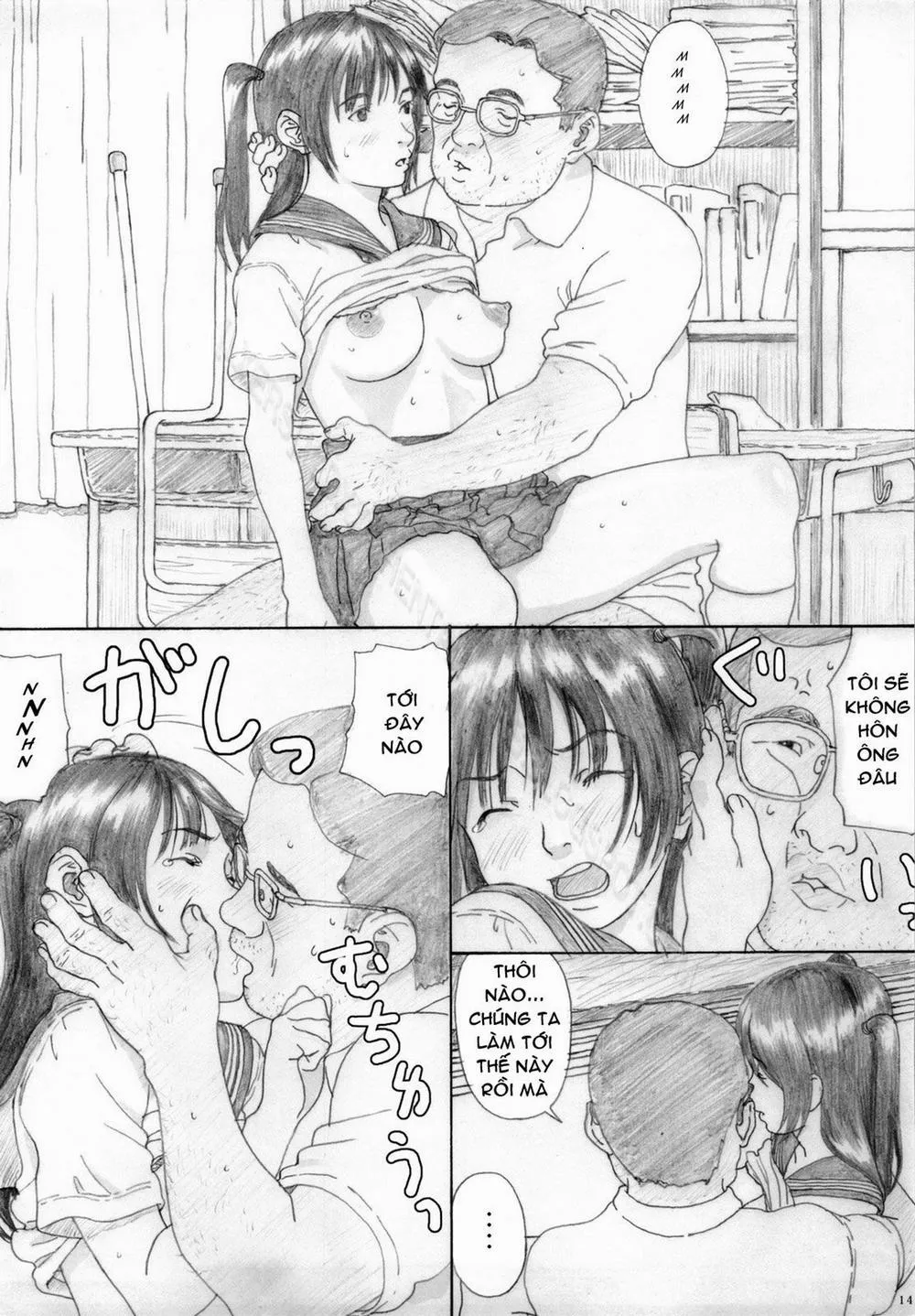 HentaiVN.net - Ảnh 13 - Suimitsu Shoujo - Chương 3