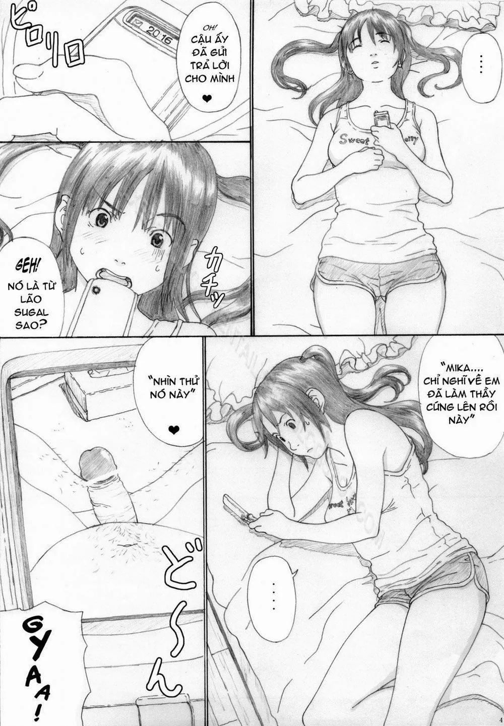 HentaiVN.net - Ảnh 3 - Suimitsu Shoujo - Chương 3