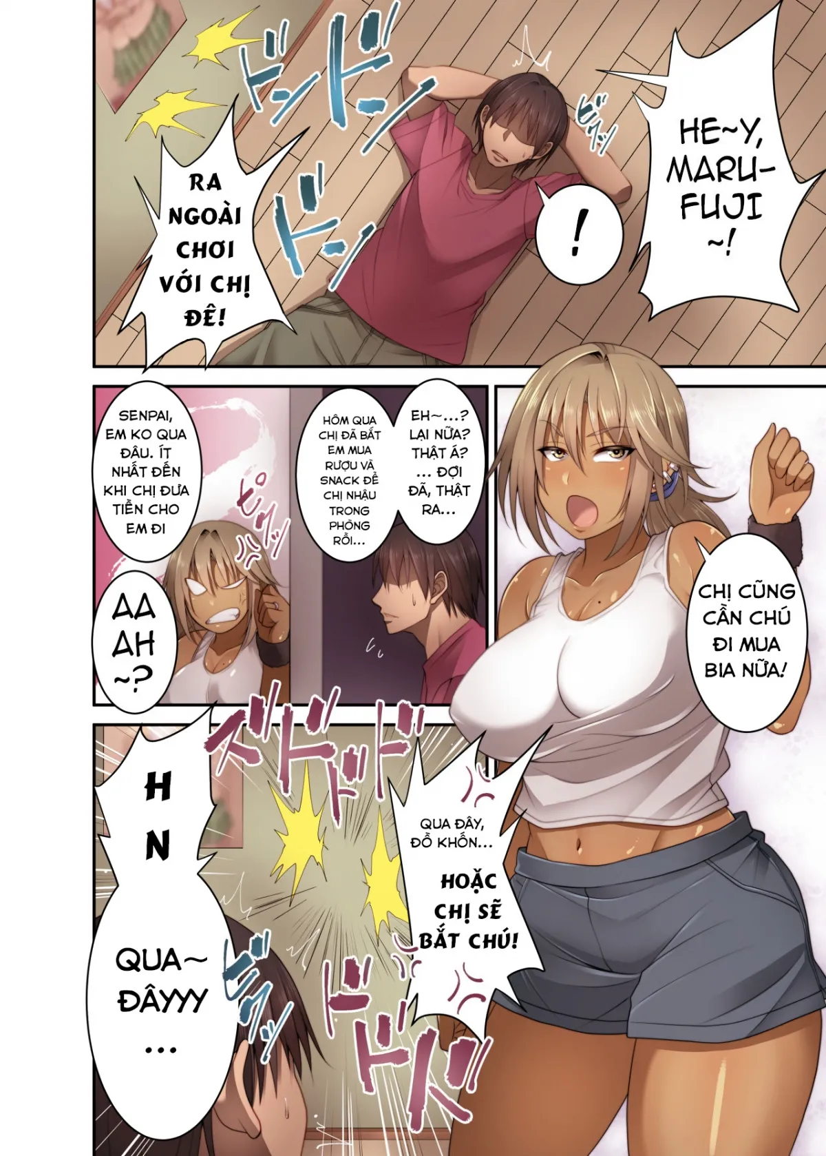 HentaiVN.net - Ảnh 3 - Izen to Shite Nigate na Senpai (Hitozuma) o Otosu Hanashi [The Story of How I Seduced My Old Still Hard to Deal with (Married) Senior] - Chap 1