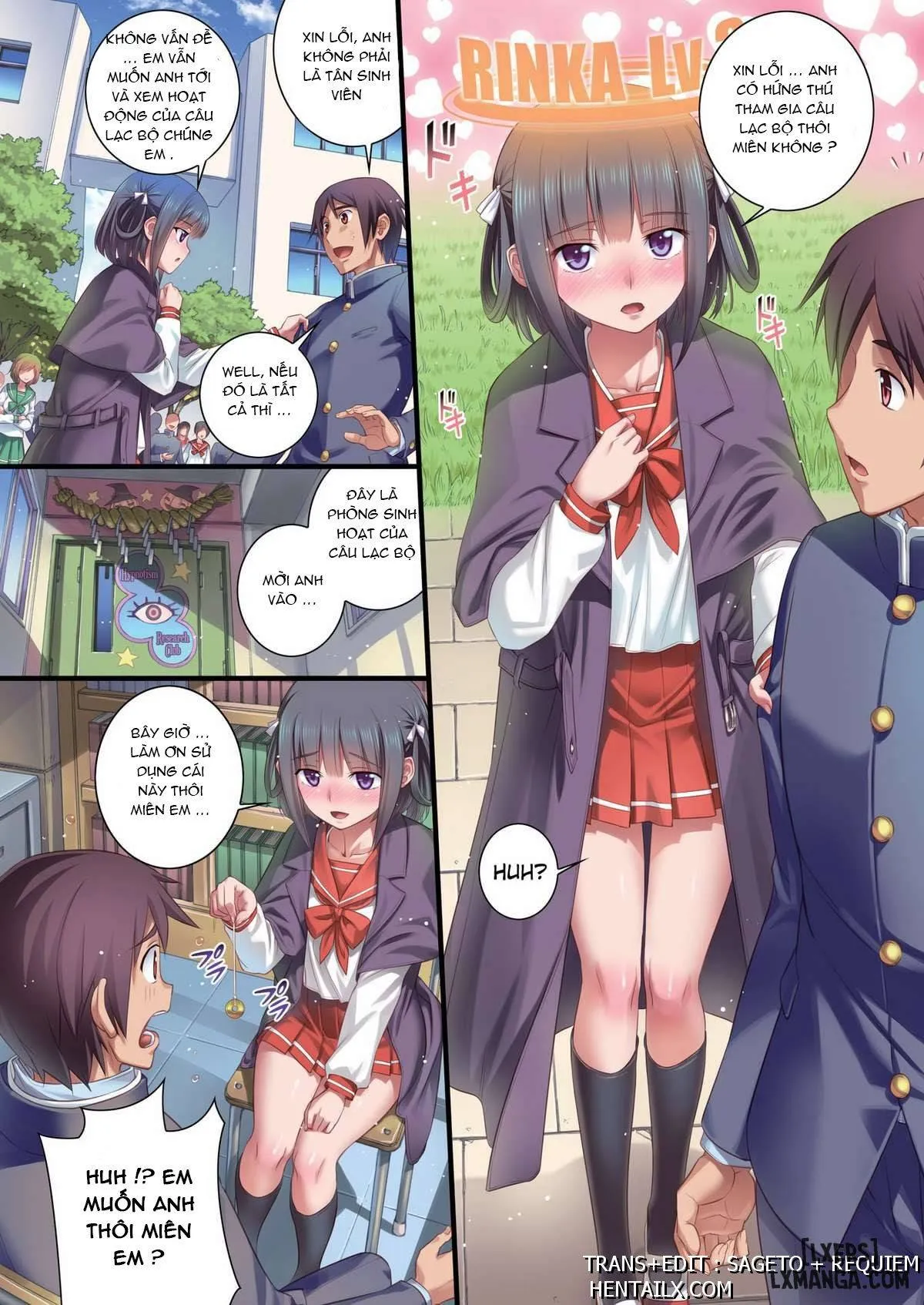 HentaiVN.net - Ảnh 3 - Học Viện Sắc Dục [School Love Net x4] - Chapter 6