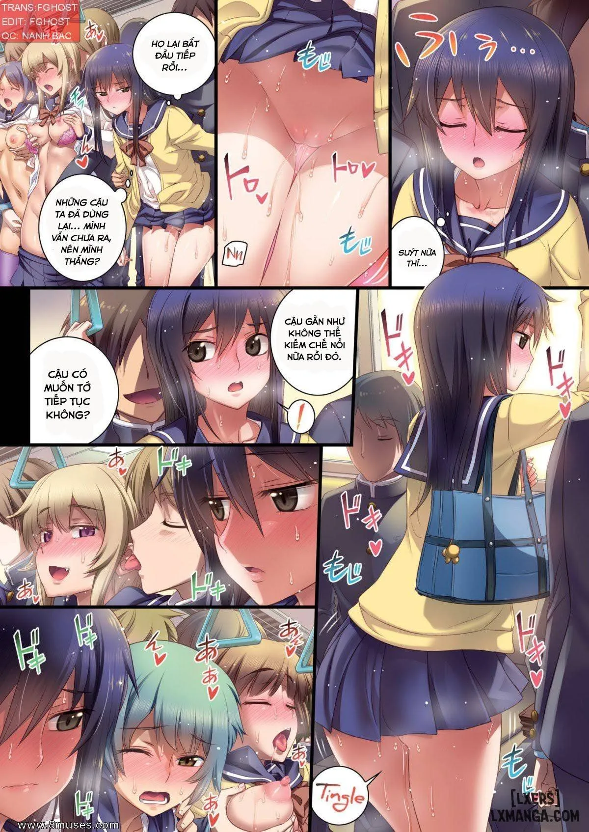 HentaiVN.net - Ảnh 5 - Học Viện Sắc Dục [School Love Net x4] - Chapter 12