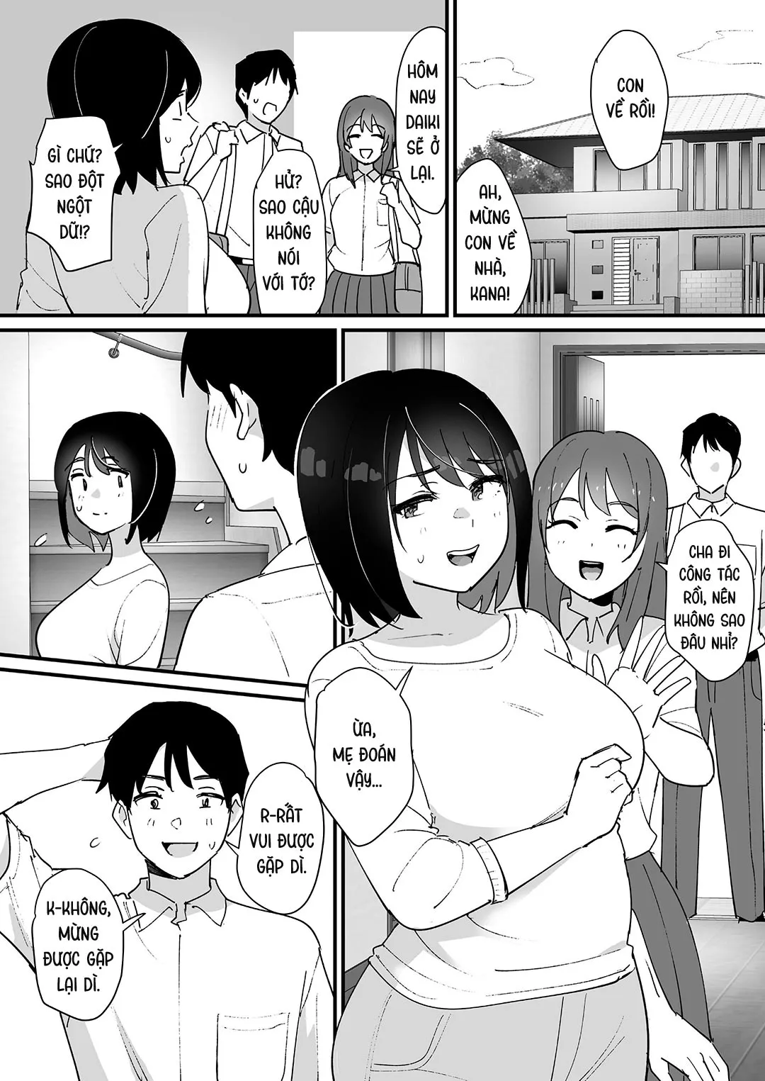 HentaiVN.net - Ảnh 32 - Thay thế bằng mẹ bạn gái - Oneshot