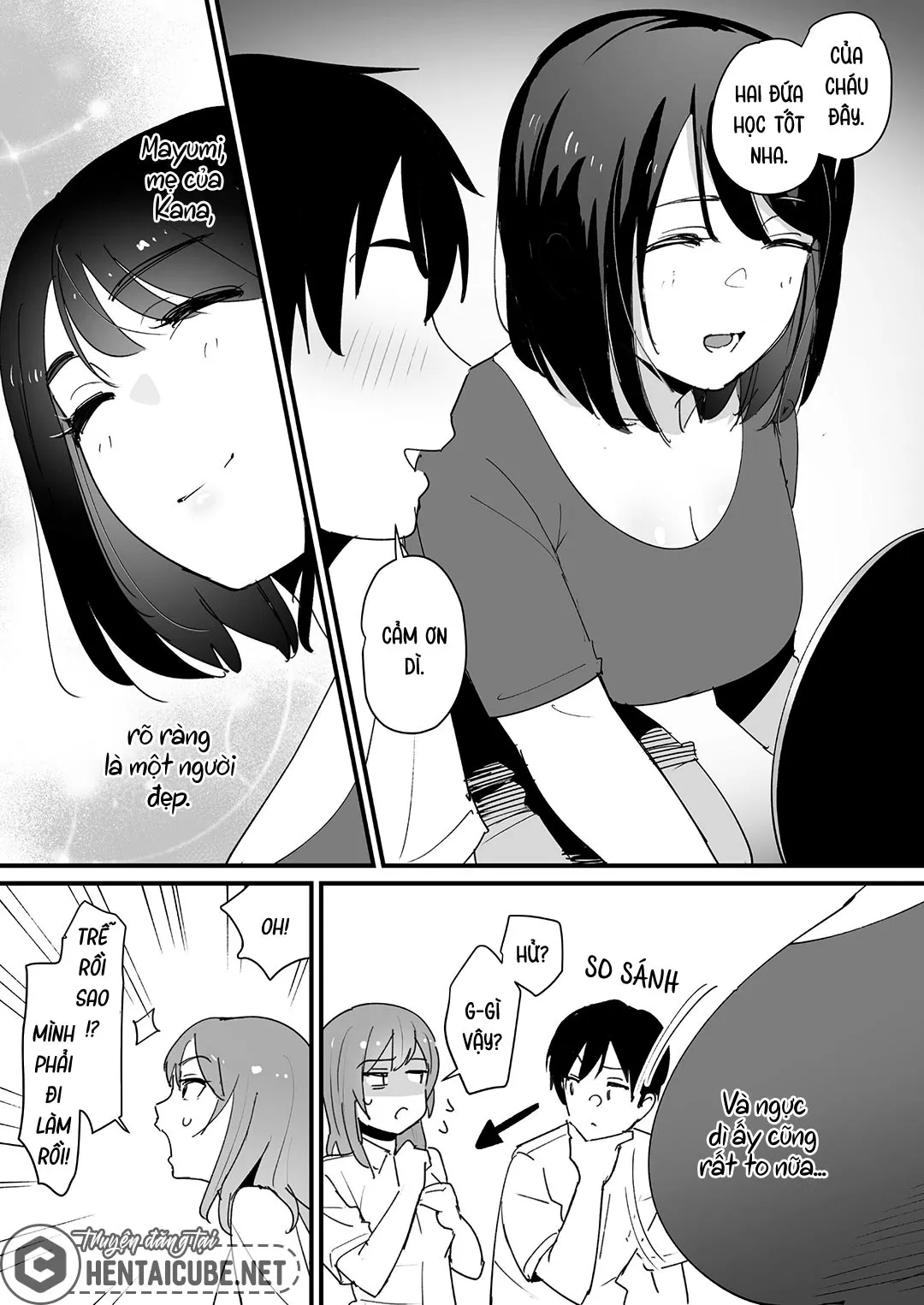 HentaiVN.net - Ảnh 6 - Thay thế bằng mẹ bạn gái - Oneshot