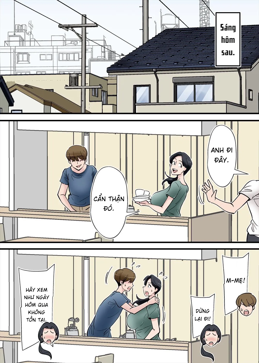 HentaiVN.net - Ảnh 15 - Tôi Lén Lút Ngoại Tình Với Bà Mẹ Vợ [Hentai Kansoku] - Oneshot