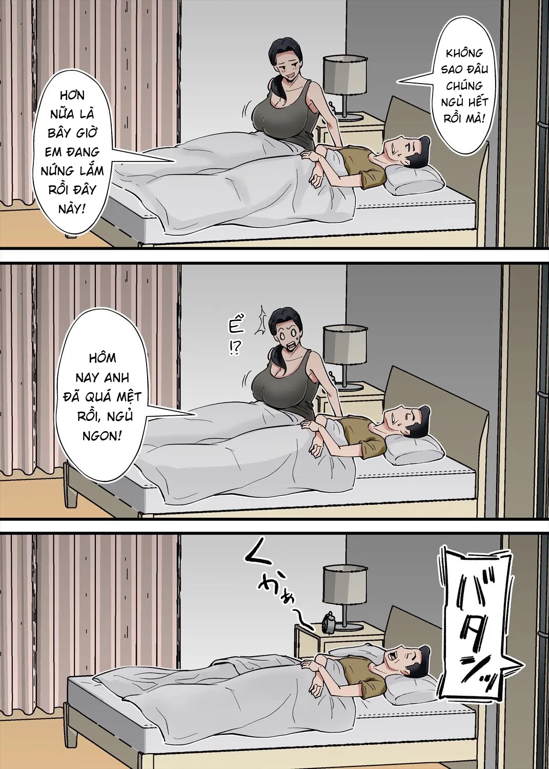 HentaiVN.net - Ảnh 6 - Tôi Lén Lút Ngoại Tình Với Bà Mẹ Vợ [Hentai Kansoku] - Oneshot