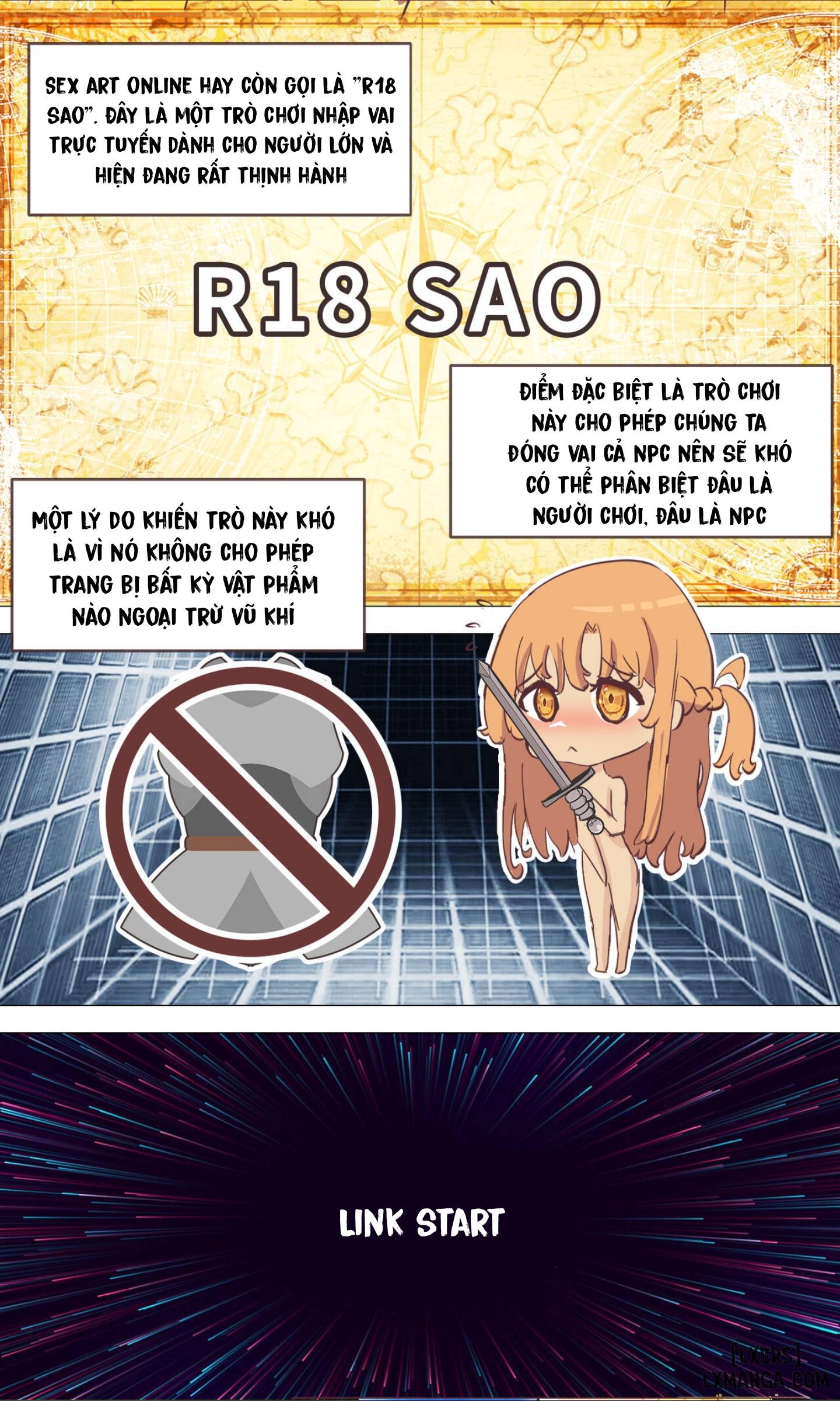 HentaiVN.net - Ảnh 6 - A SAO game where you can't equip costumes - Oneshot