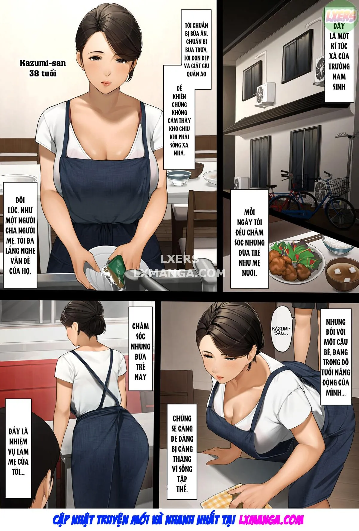 HentaiVN.net - Ảnh 3 - Our Housemother [Bokura no Ryoubo-san] - Chap 1