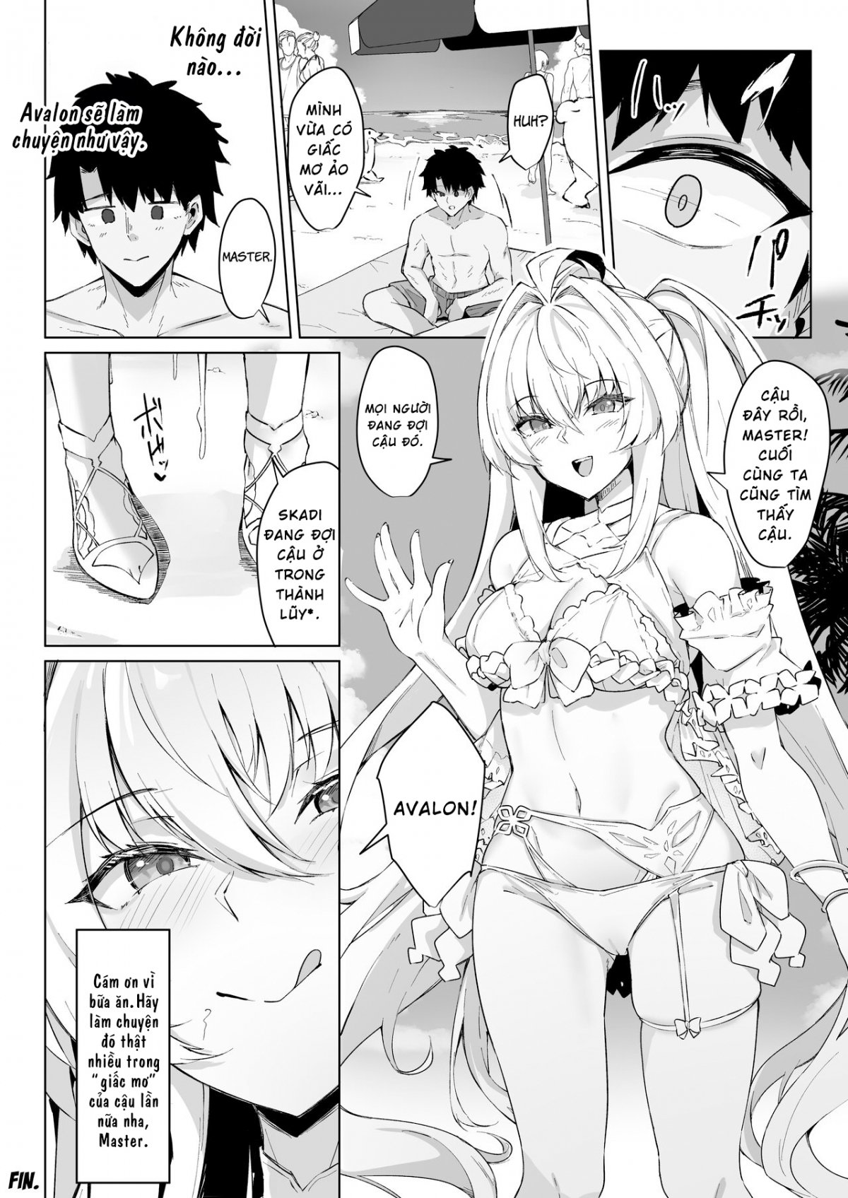 HentaiVN.net - Ảnh 33 - Chaldea Midsummer Vacation Lady ❤ Avalon Edition [Manatsu no Chaldea Summer Vacation Lady Avalon Hen (Fate/Grand Order)] - Oneshot