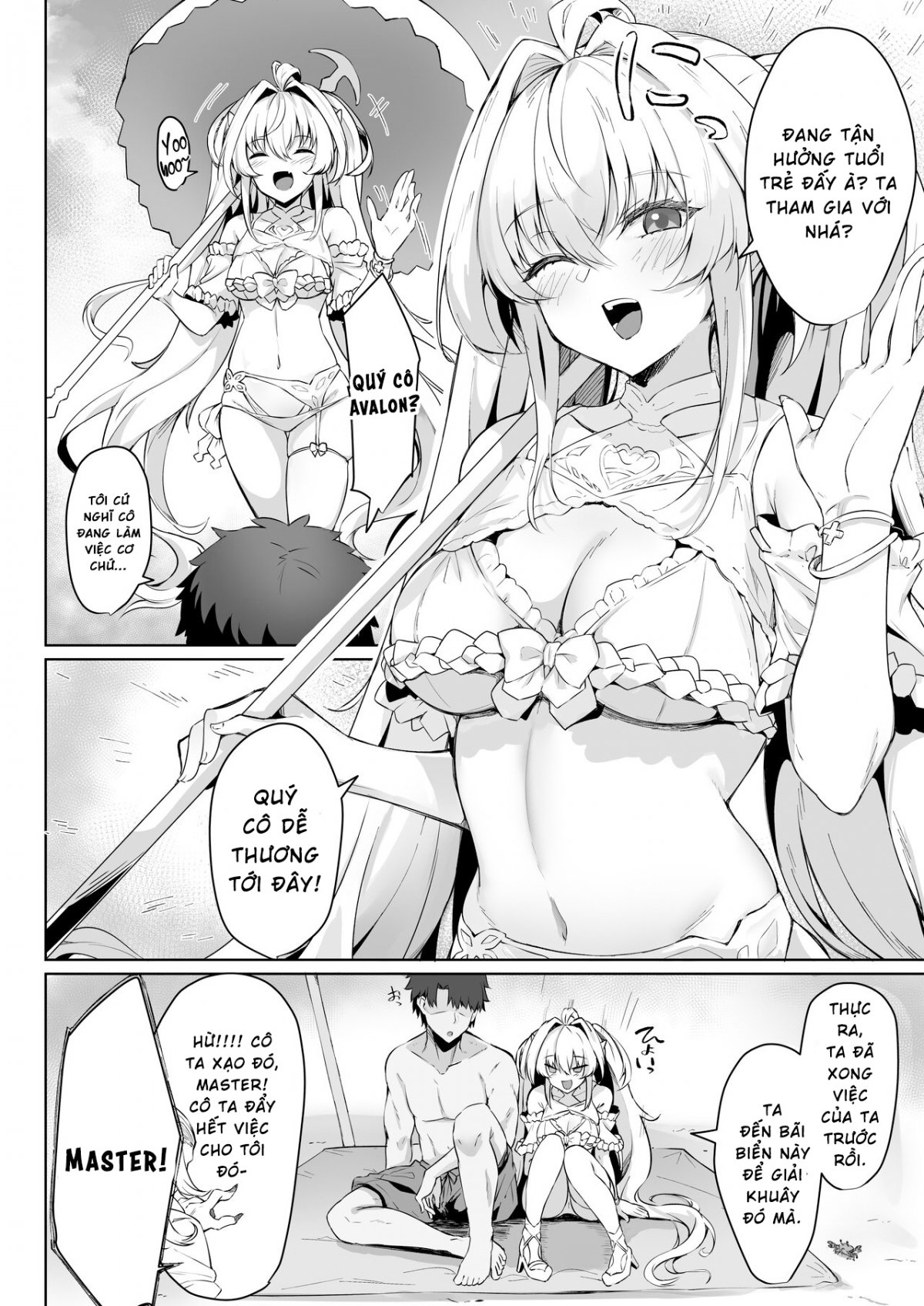 HentaiVN.net - Ảnh 5 - Chaldea Midsummer Vacation Lady ❤ Avalon Edition [Manatsu no Chaldea Summer Vacation Lady Avalon Hen (Fate/Grand Order)] - Oneshot
