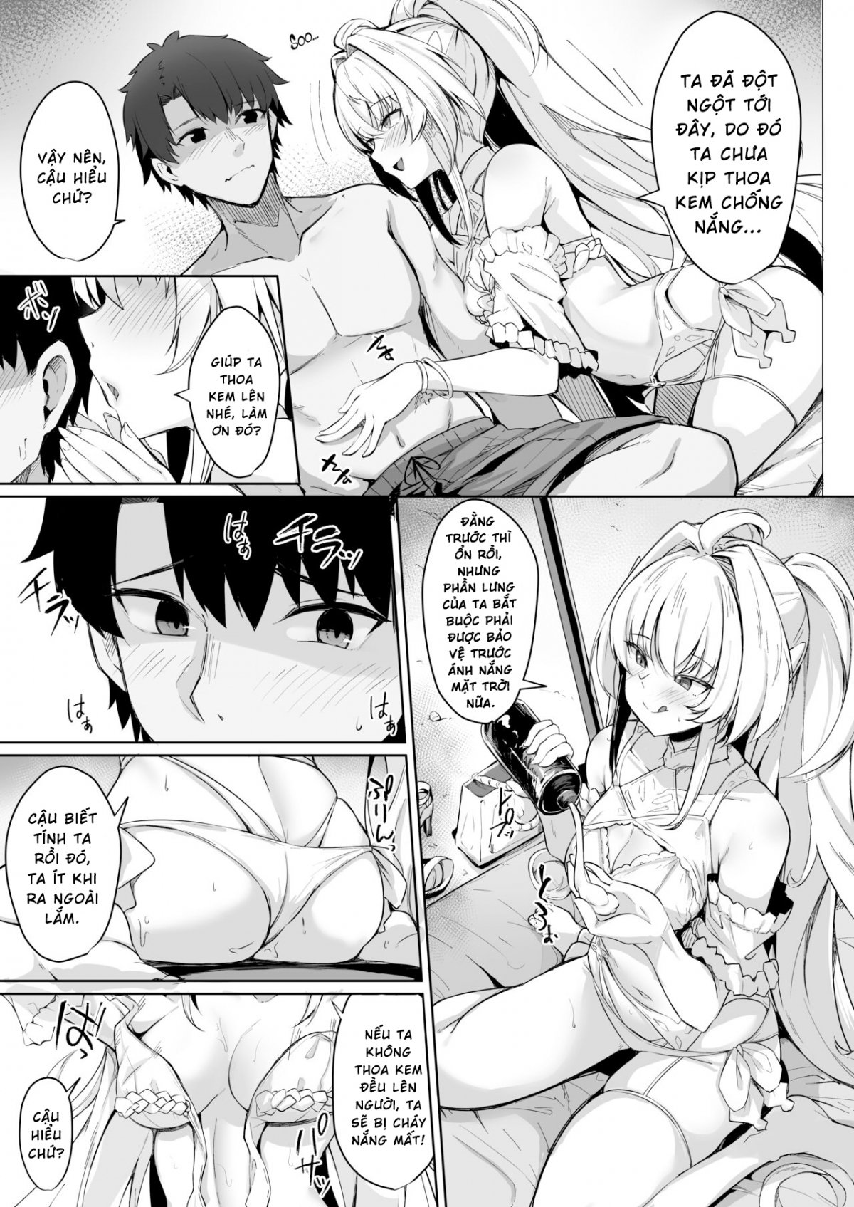 HentaiVN.net - Ảnh 6 - Chaldea Midsummer Vacation Lady ❤ Avalon Edition [Manatsu no Chaldea Summer Vacation Lady Avalon Hen (Fate/Grand Order)] - Oneshot
