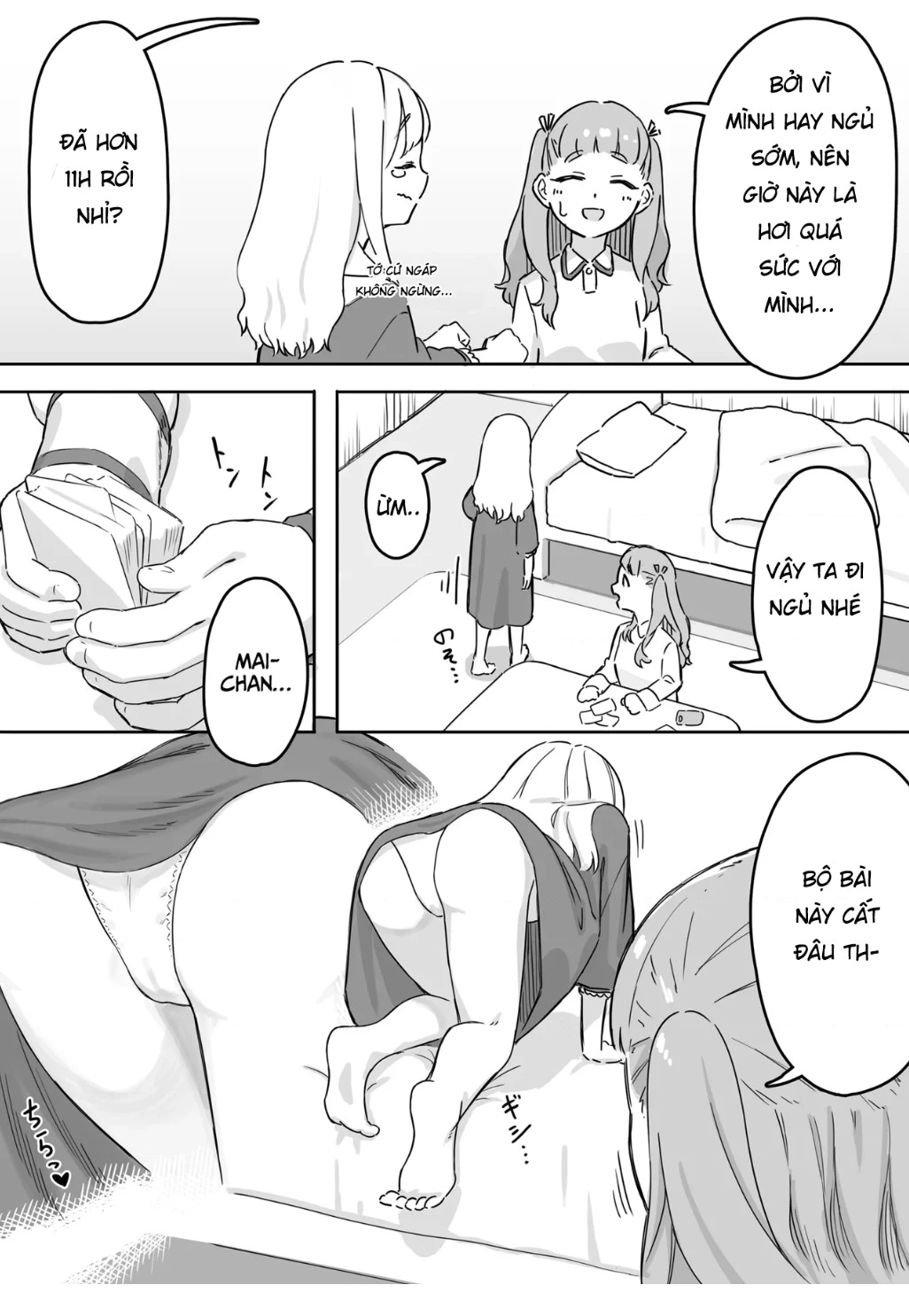 HentaiVN.net - Ảnh 3 - Mai-chan giả vờ ngủ để dụ dỗ mình - chapter 2