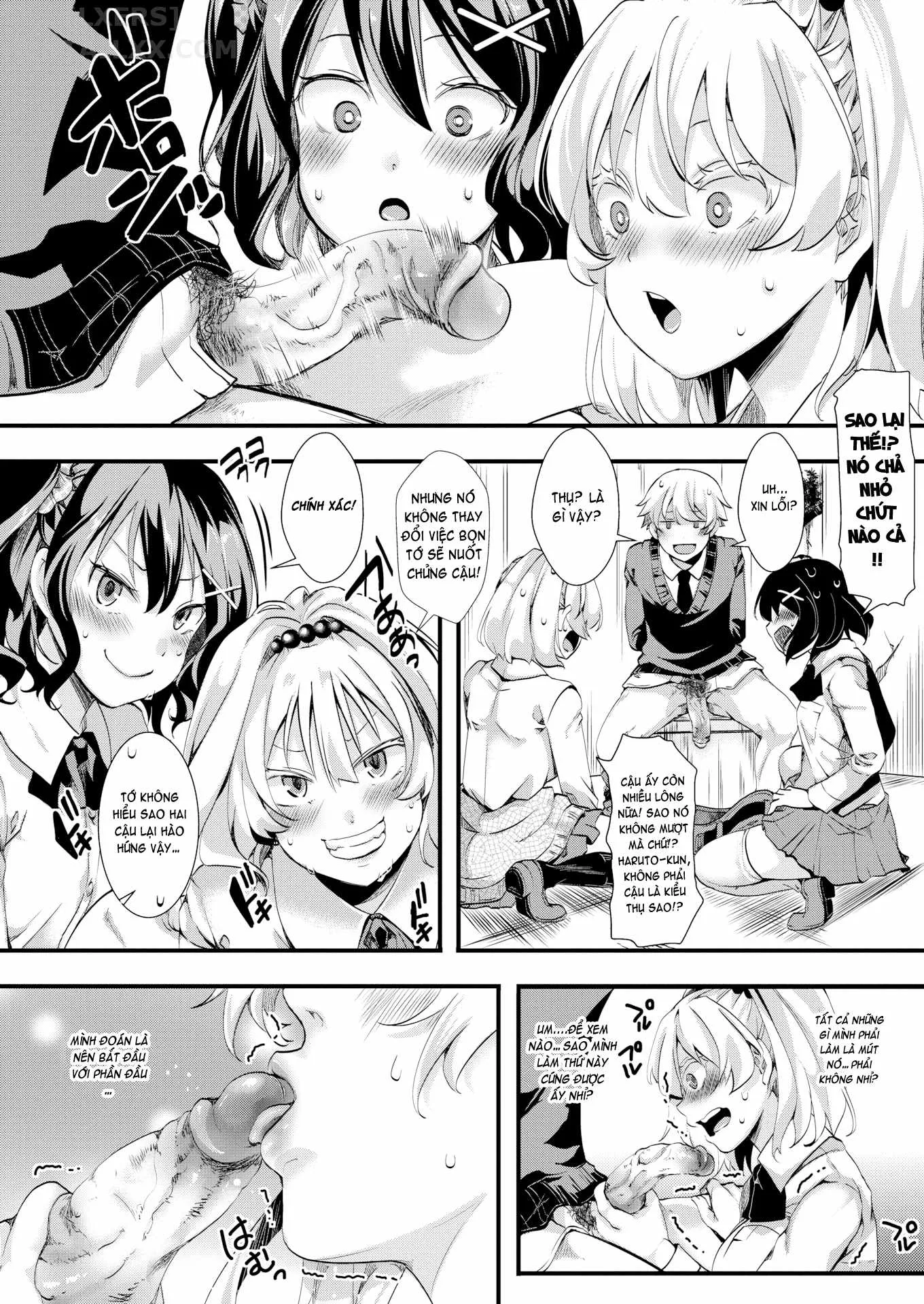 HentaiVN.net - Ảnh 14 - Gal Syndrome! [Obscene transformation!! ♥; Infection Expansion; Consternation; Happy & Pleasant; Natural Law; Vanishing Like Mist; Unparalleled Sex in a Parallel World 1 + 2] - Chap 1 - Obscene transformation!! ♥