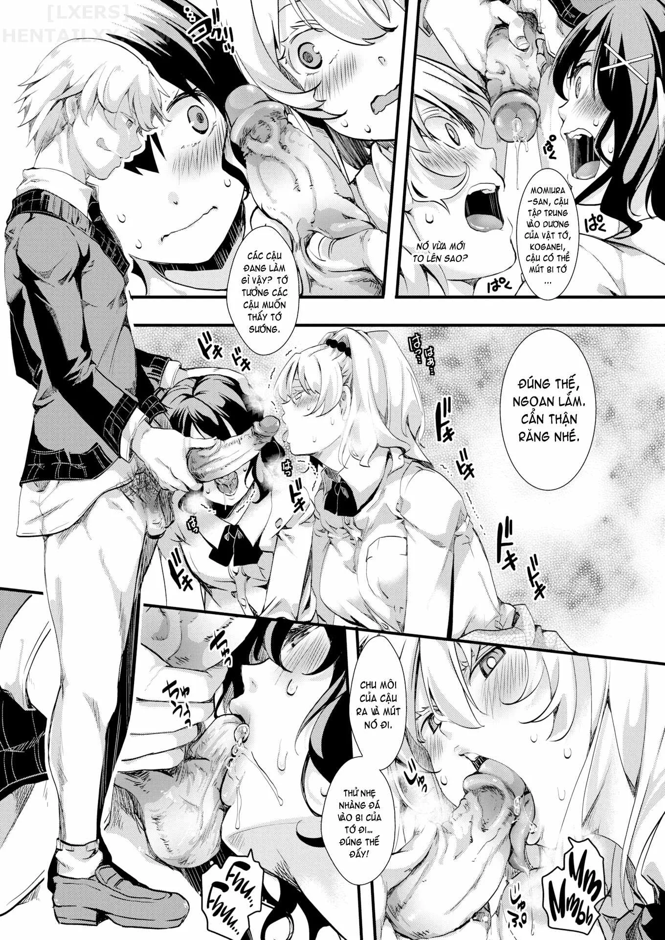 HentaiVN.net - Ảnh 17 - Gal Syndrome! [Obscene transformation!! ♥; Infection Expansion; Consternation; Happy & Pleasant; Natural Law; Vanishing Like Mist; Unparalleled Sex in a Parallel World 1 + 2] - Chap 1 - Obscene transformation!! ♥