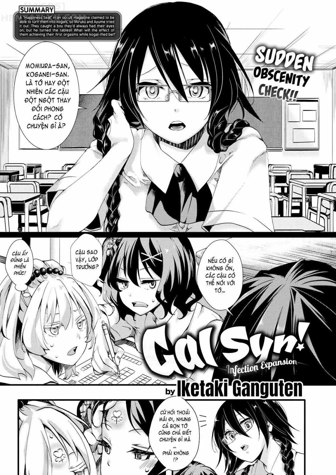 HentaiVN.net - Ảnh 5 - Gal Syndrome! [Obscene transformation!! ♥; Infection Expansion; Consternation; Happy & Pleasant; Natural Law; Vanishing Like Mist; Unparalleled Sex in a Parallel World 1 + 2] - Chap 2 ~Infection Expansion~