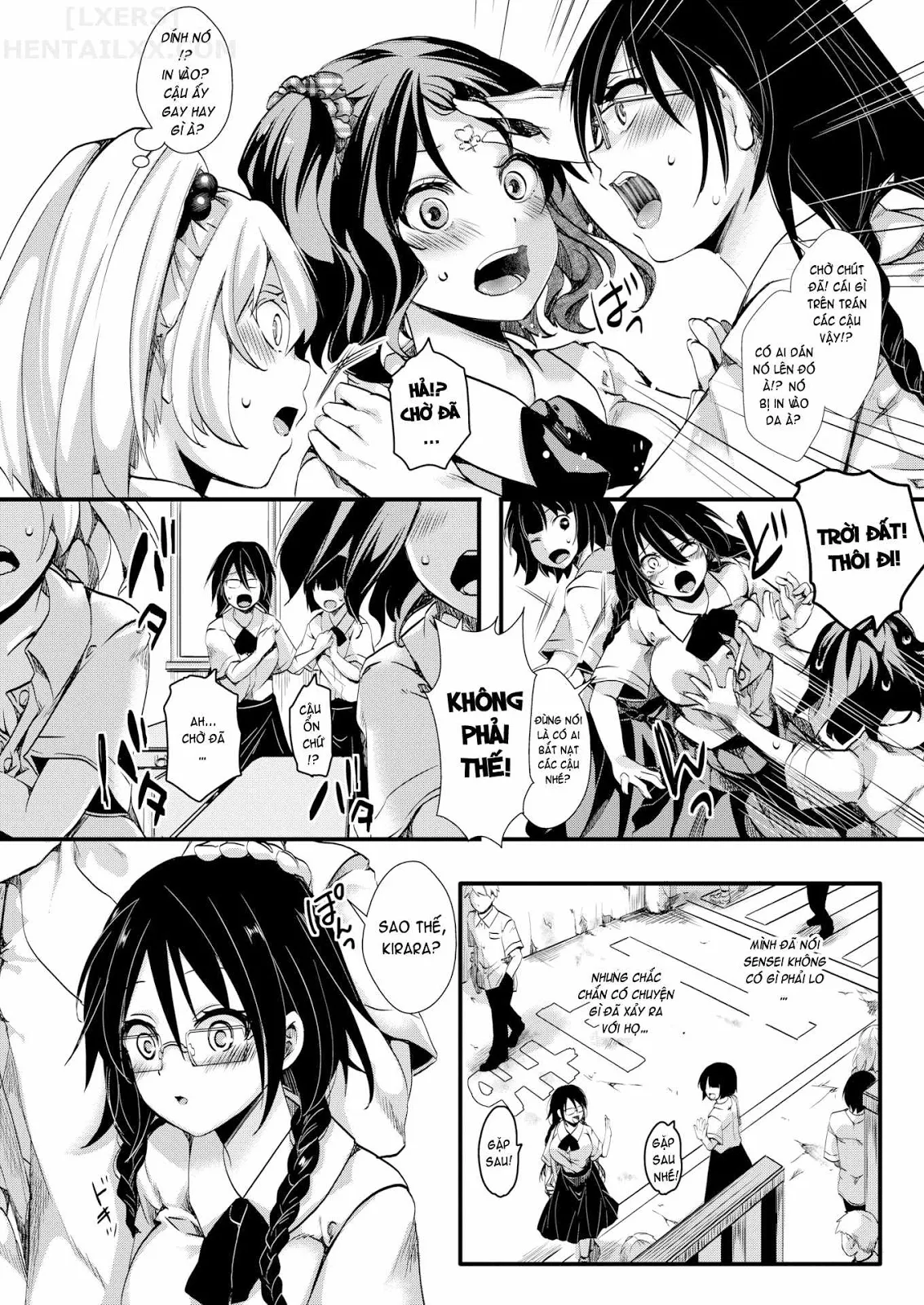 HentaiVN.net - Ảnh 6 - Gal Syndrome! [Obscene transformation!! ♥; Infection Expansion; Consternation; Happy & Pleasant; Natural Law; Vanishing Like Mist; Unparalleled Sex in a Parallel World 1 + 2] - Chap 2 ~Infection Expansion~