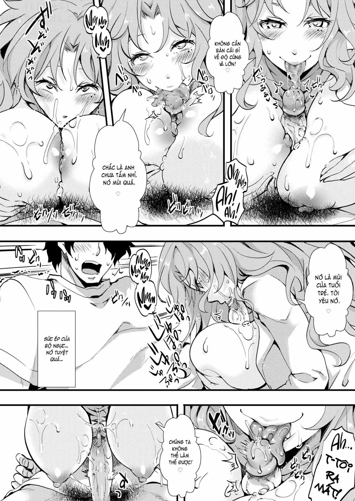 HentaiVN.net - Ảnh 10 - Gal Syndrome! [Obscene transformation!! ♥; Infection Expansion; Consternation; Happy & Pleasant; Natural Law; Vanishing Like Mist; Unparalleled Sex in a Parallel World 1 + 2] - Chap 4 ~Happy & Pleasant~
