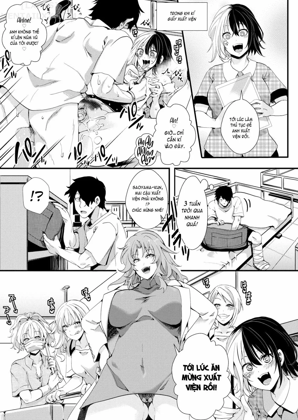 HentaiVN.net - Ảnh 19 - Gal Syndrome! [Obscene transformation!! ♥; Infection Expansion; Consternation; Happy & Pleasant; Natural Law; Vanishing Like Mist; Unparalleled Sex in a Parallel World 1 + 2] - Chap 4 ~Happy & Pleasant~