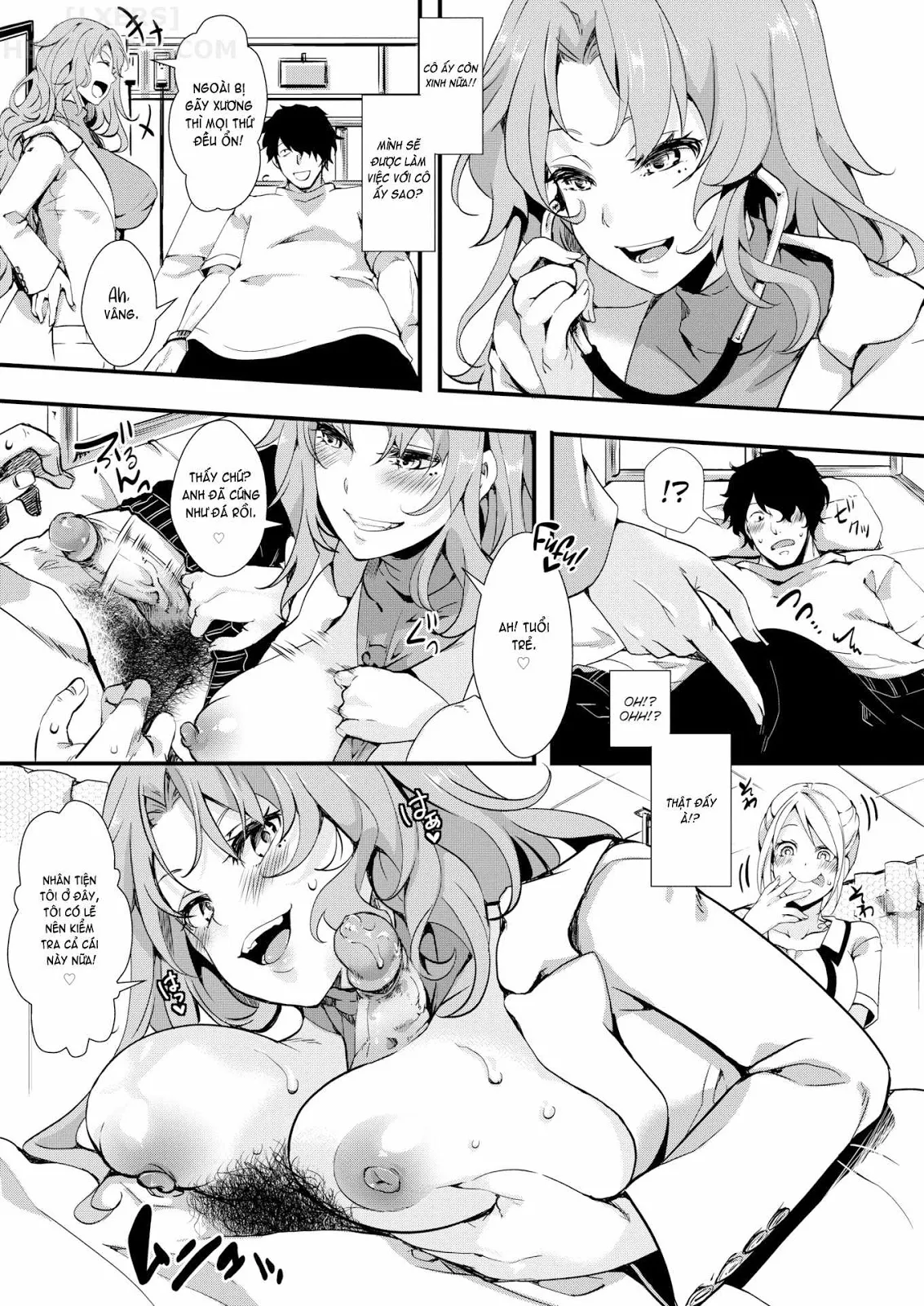 HentaiVN.net - Ảnh 9 - Gal Syndrome! [Obscene transformation!! ♥; Infection Expansion; Consternation; Happy & Pleasant; Natural Law; Vanishing Like Mist; Unparalleled Sex in a Parallel World 1 + 2] - Chap 4 ~Happy & Pleasant~