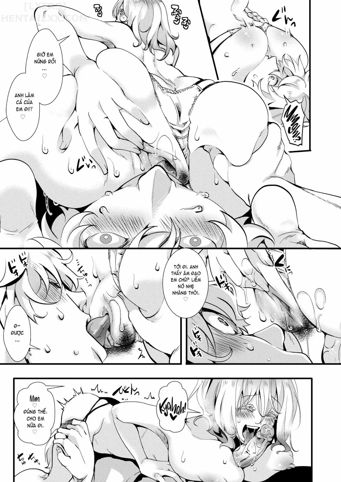 HentaiVN.net - Ảnh 19 - Gal Syndrome! [Obscene transformation!! ♥; Infection Expansion; Consternation; Happy & Pleasant; Natural Law; Vanishing Like Mist; Unparalleled Sex in a Parallel World 1 + 2] - Chap 7 ~Unparalleled Sex in a Parallel World~ 1
